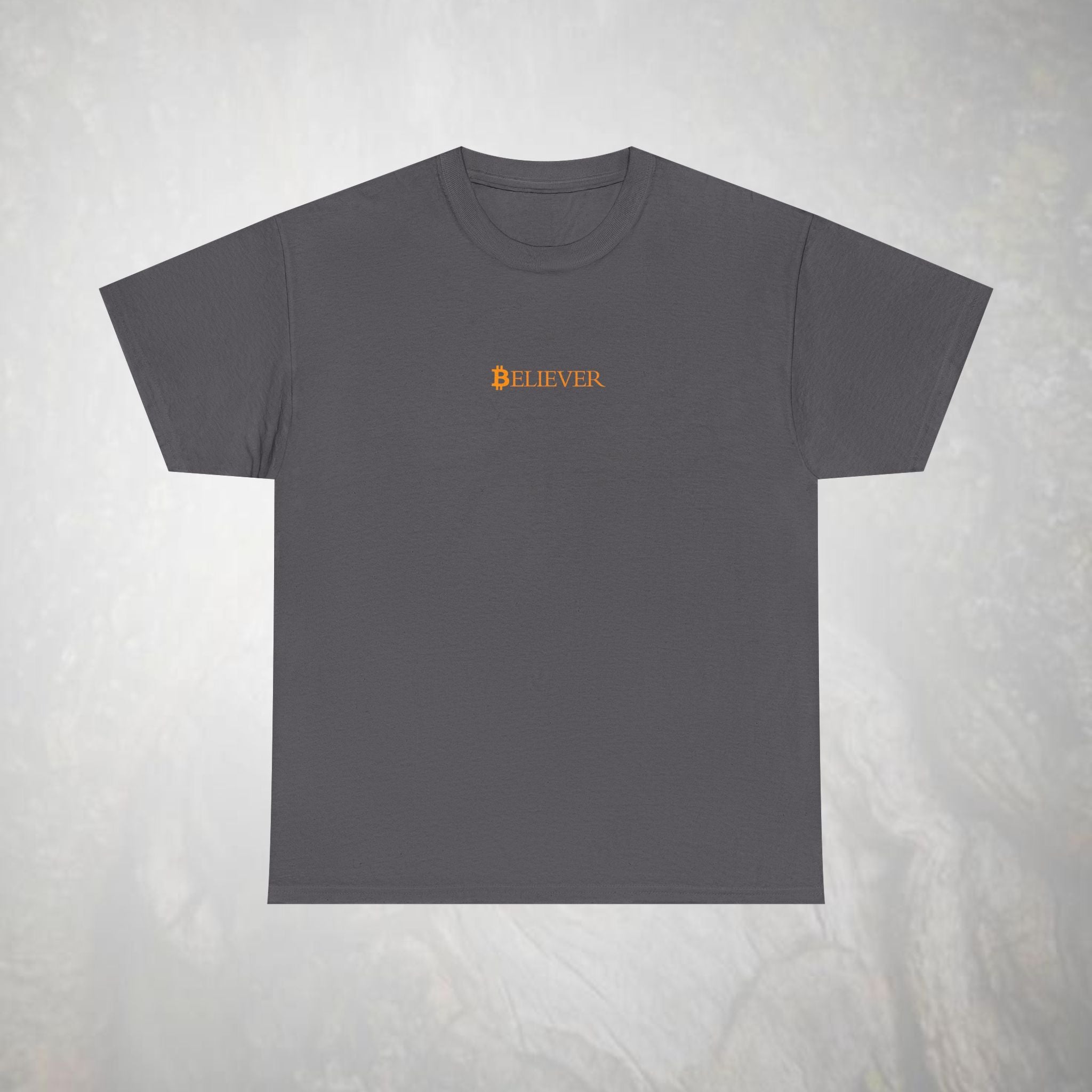 Believer Bitcoin Minimalistic Bitcoin Tee | Cryptocurrency Shirt