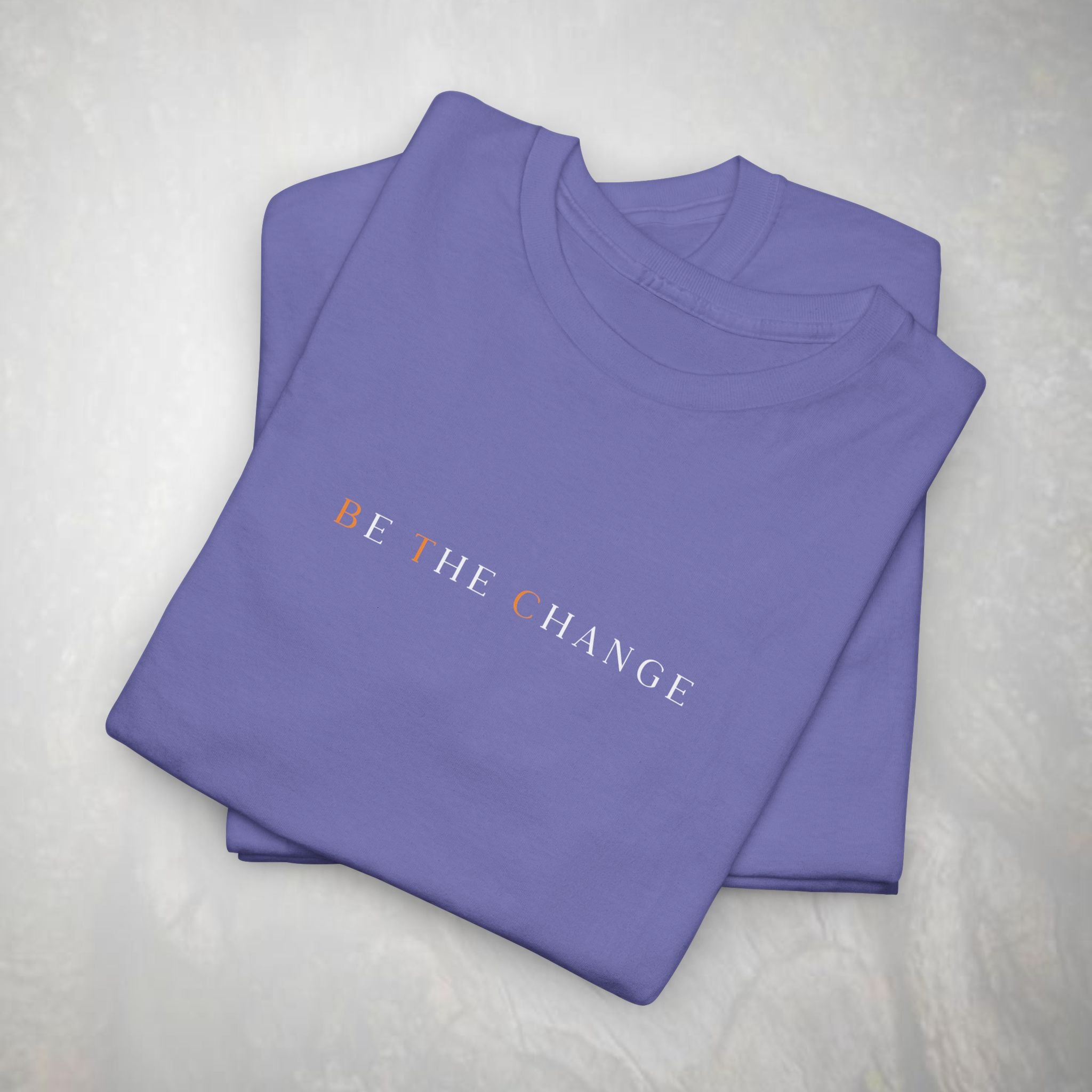 Bitcoin T-shirt | Be The Change (BTC) | Heavy Cotton Tee