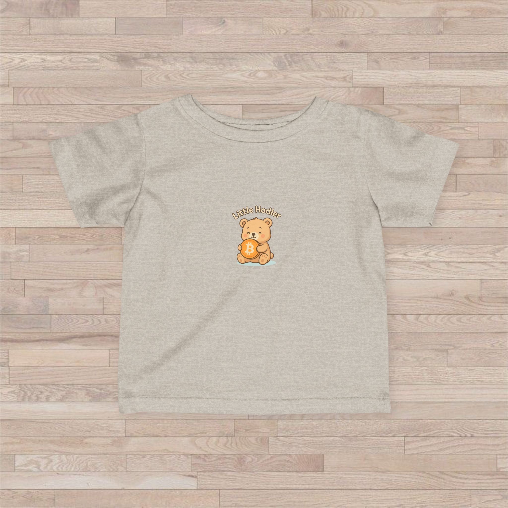Little Hodler Bear Infant Tee | Cute Bitcoin Baby Shirt | Toddler T-Shirt