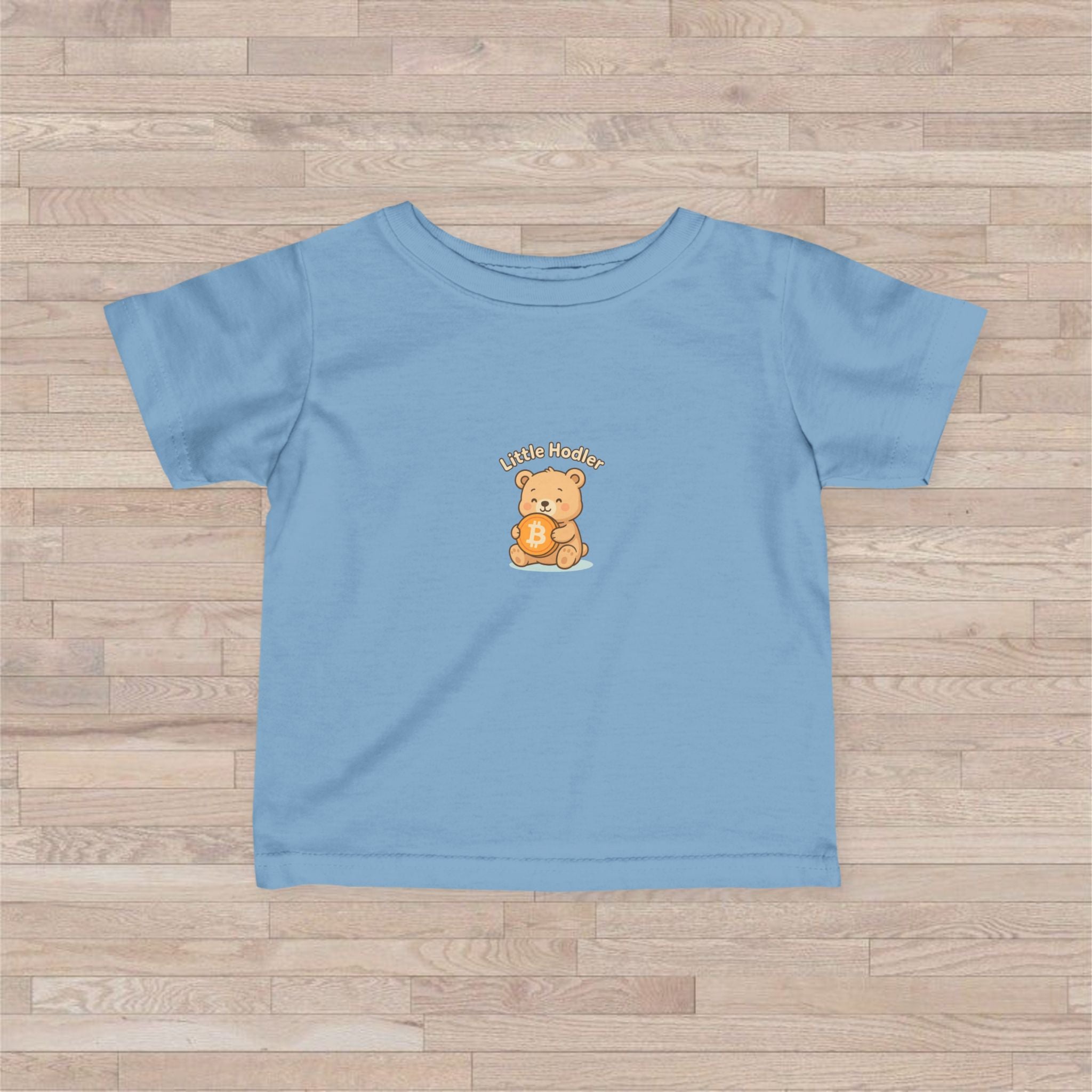 Little Hodler Bear Infant Tee | Cute Bitcoin Baby Shirt | Toddler T-Shirt