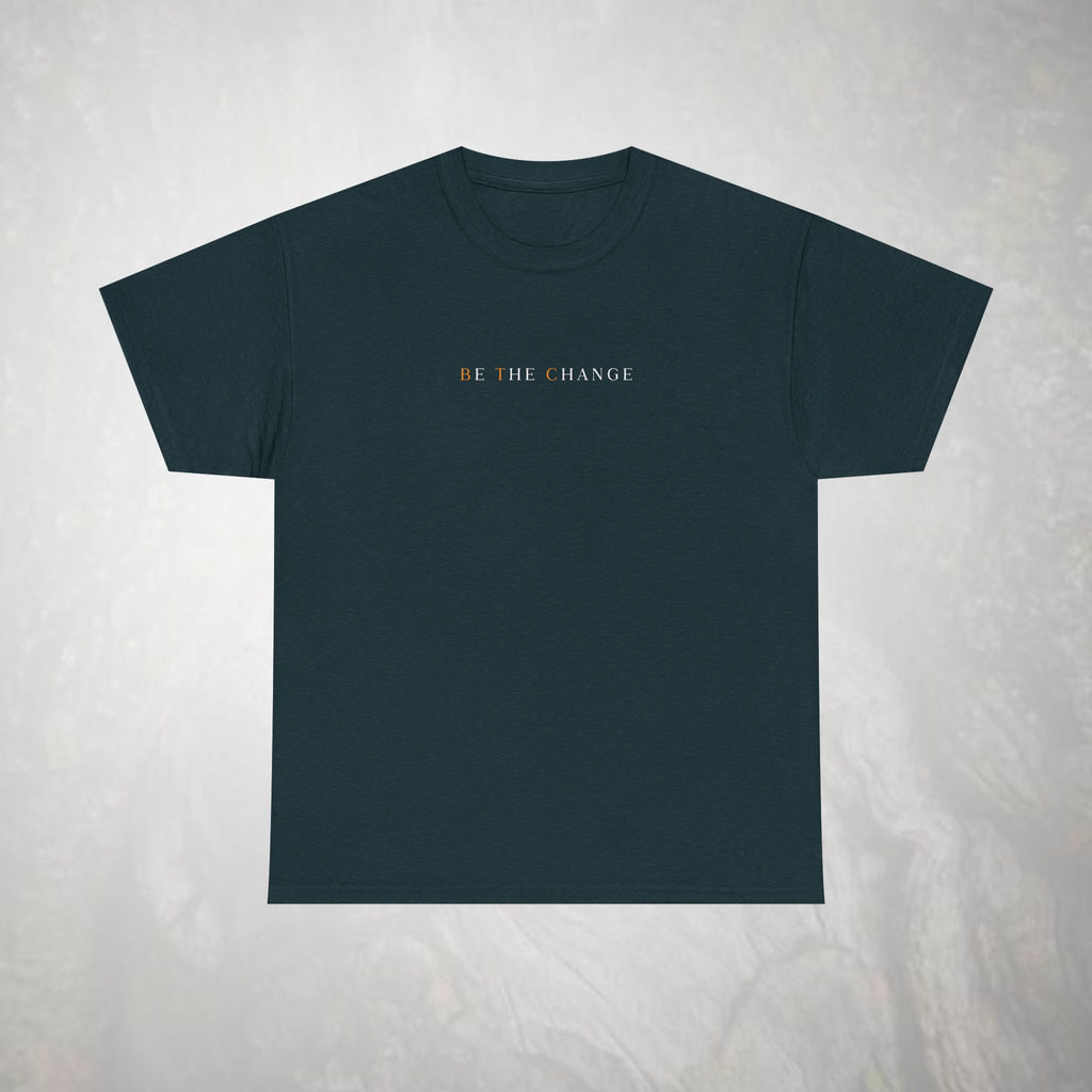 Bitcoin T-shirt | Be The Change (BTC) | Heavy Cotton Tee