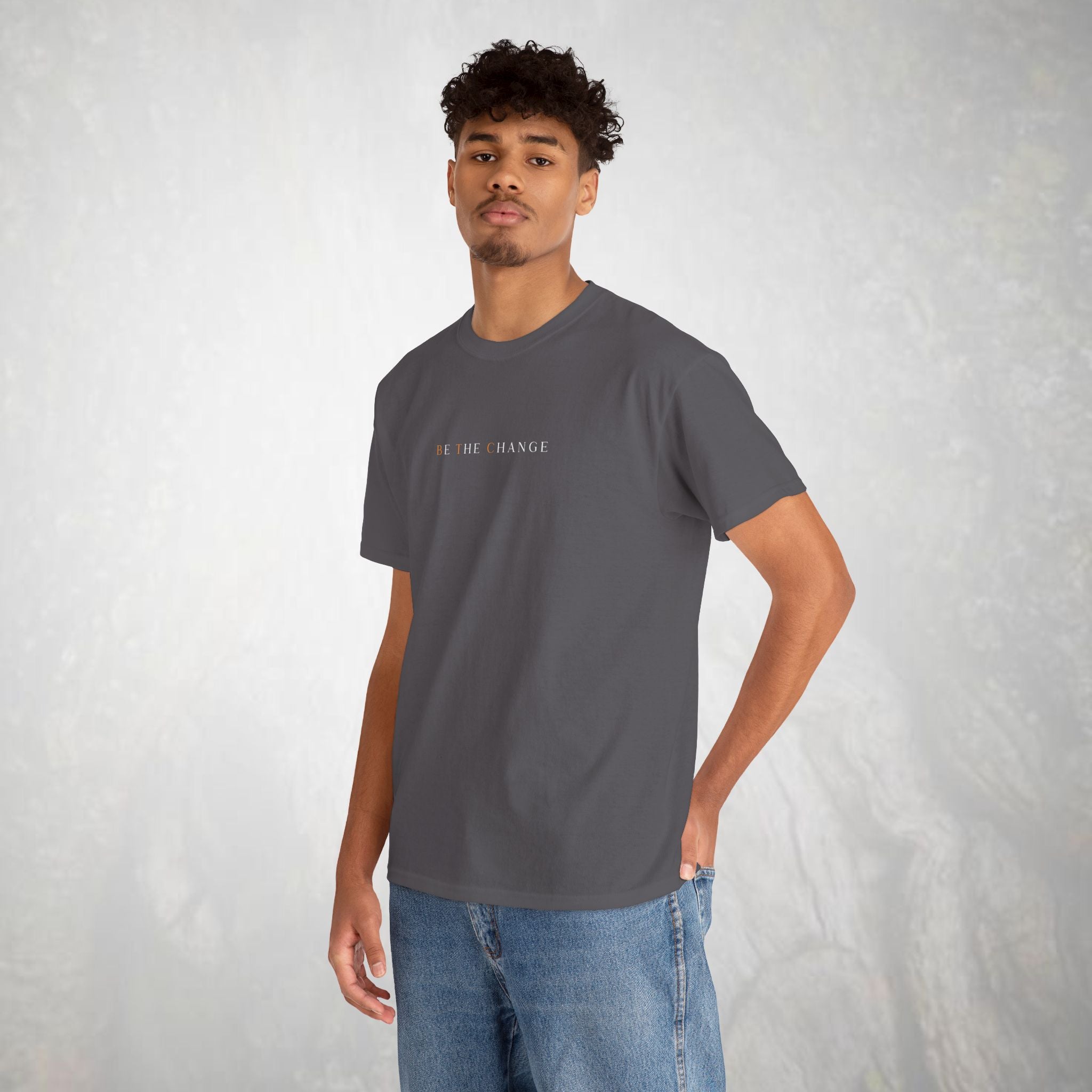 Bitcoin T-shirt | Be The Change (BTC) | Heavy Cotton Tee