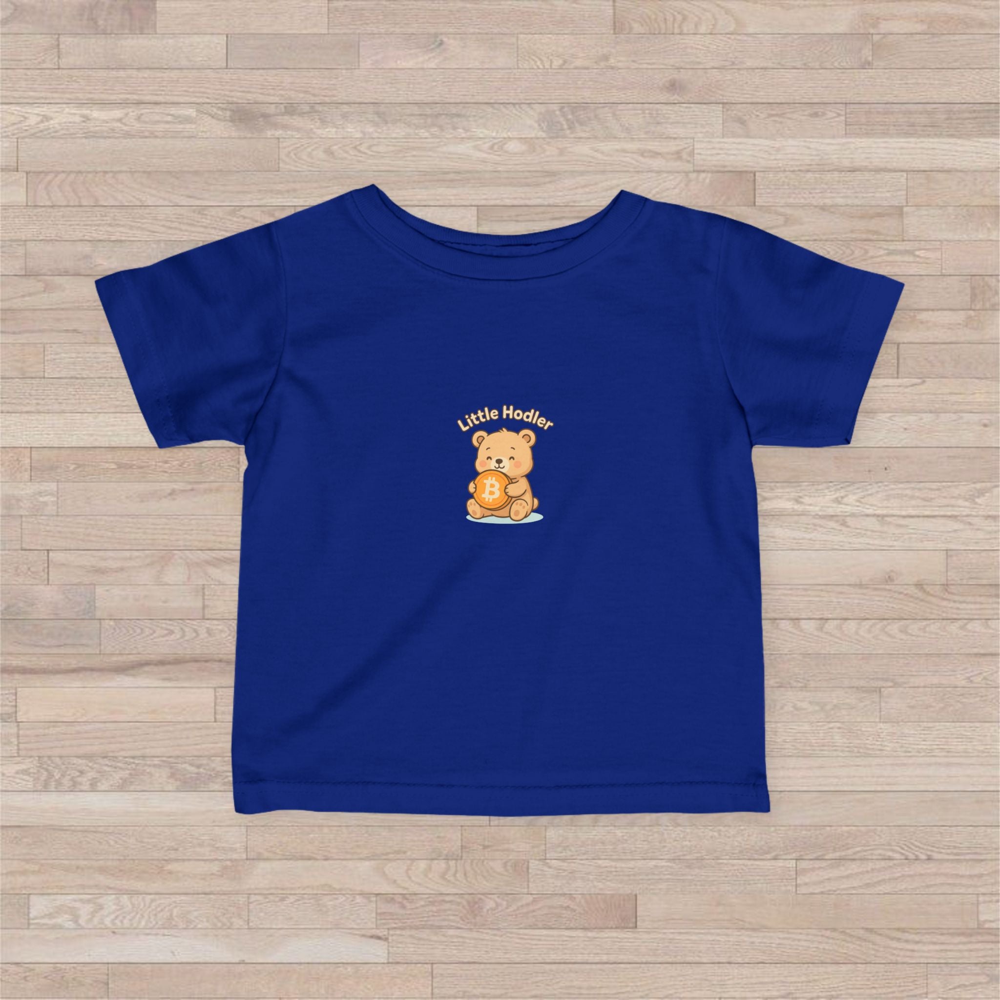 Little Hodler Bear Infant Tee | Cute Bitcoin Baby Shirt | Toddler T-Shirt