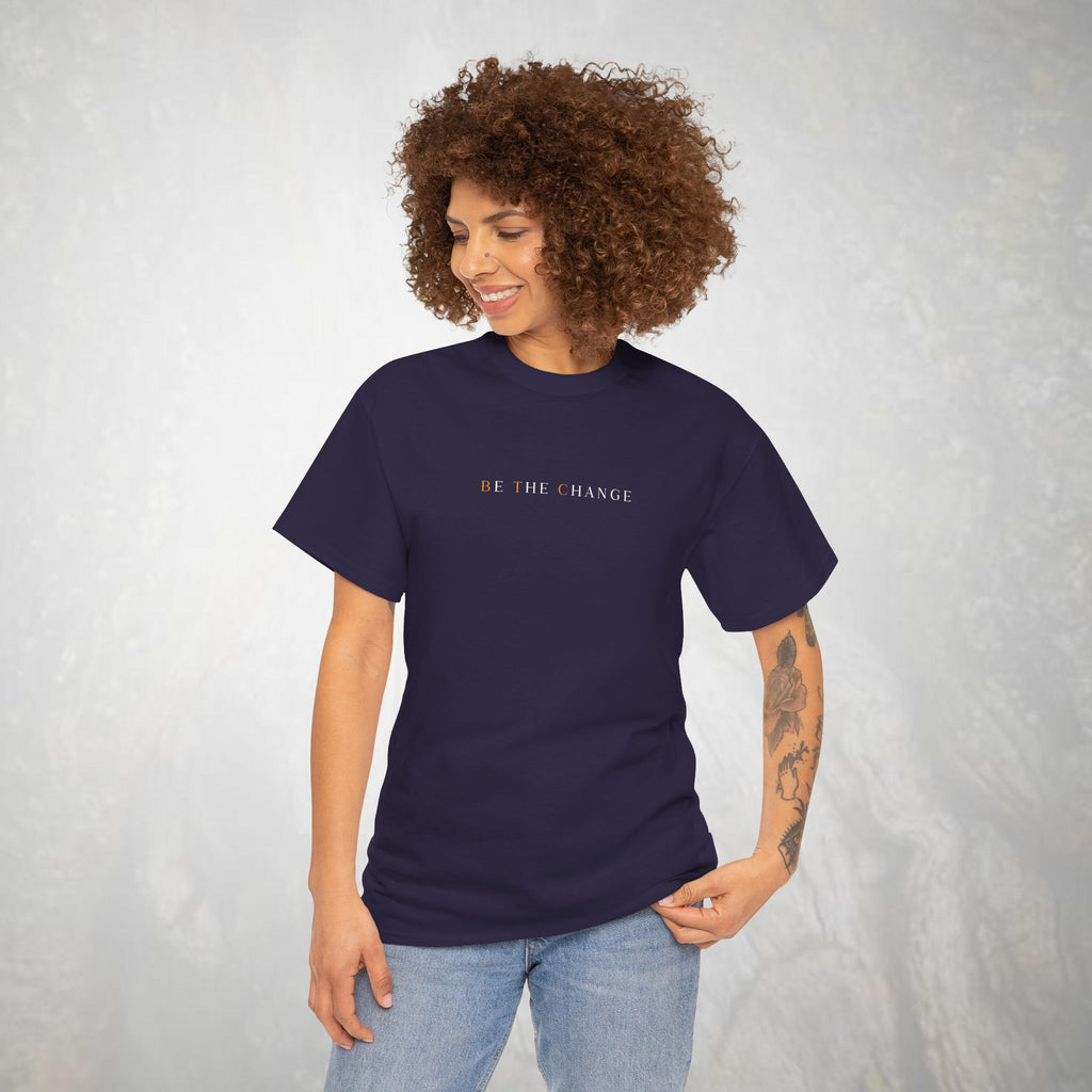 Bitcoin T-shirt | Be The Change (BTC) | Heavy Cotton Tee