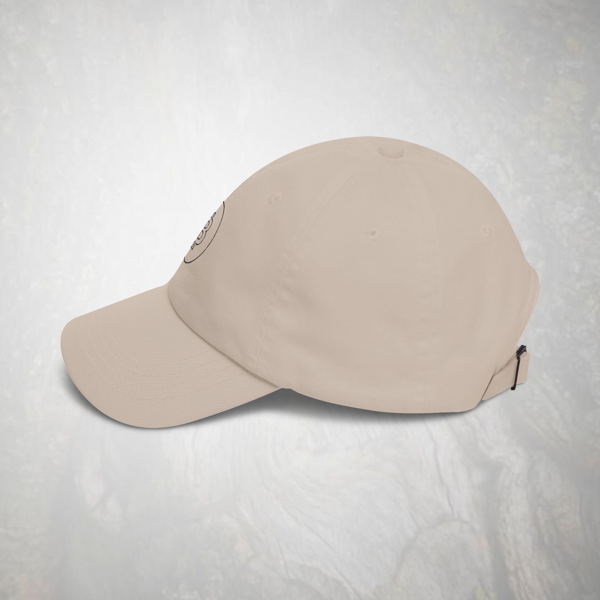 Embroidered Black Bitcoin Logo Dad Hat | Bitcoin Cap