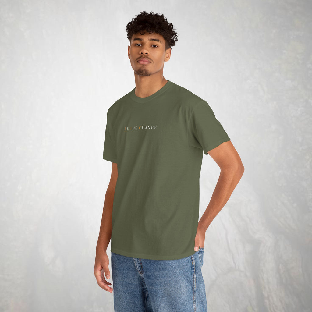 Bitcoin T-shirt | Be The Change (BTC) | Heavy Cotton Tee