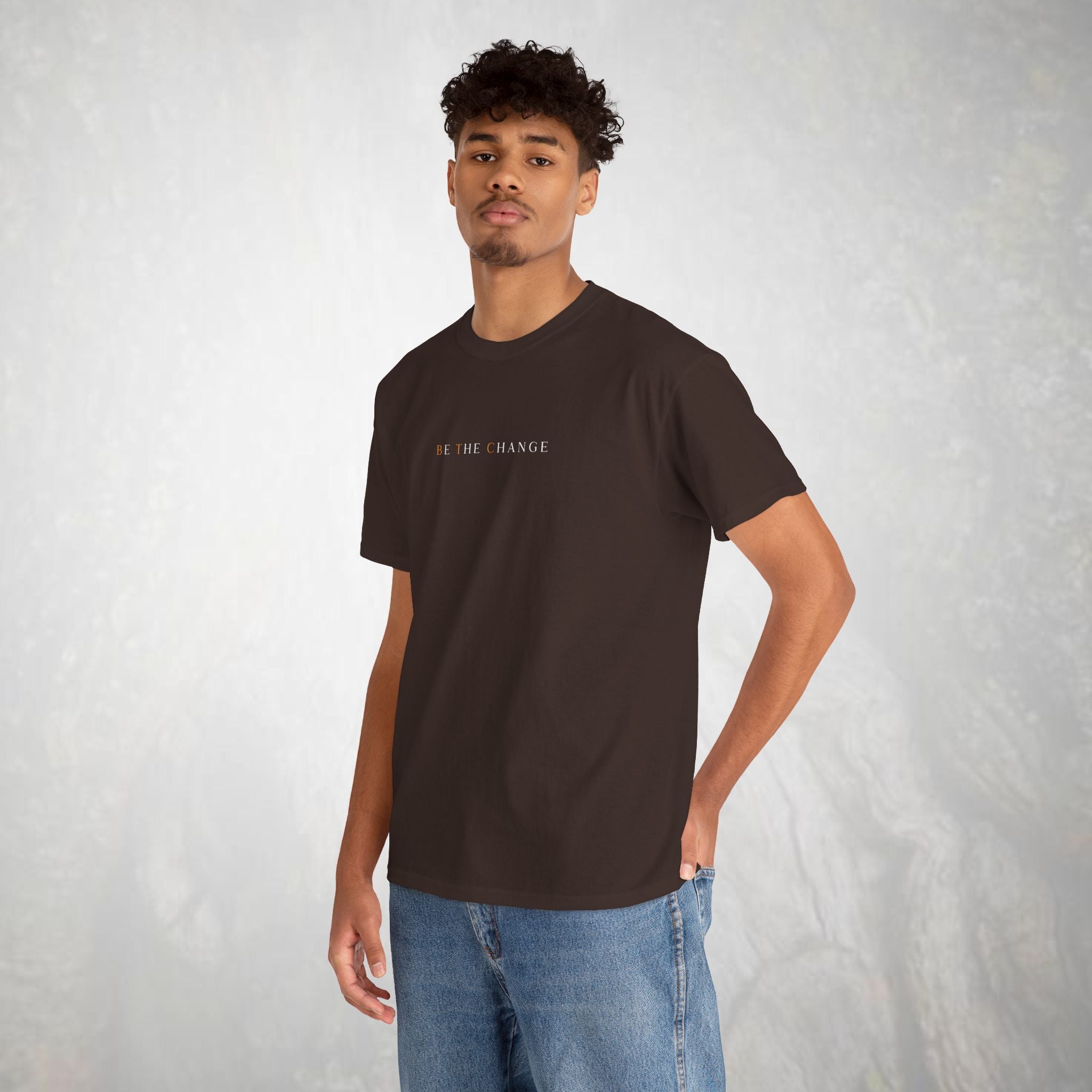 Bitcoin T-shirt | Be The Change (BTC) | Heavy Cotton Tee
