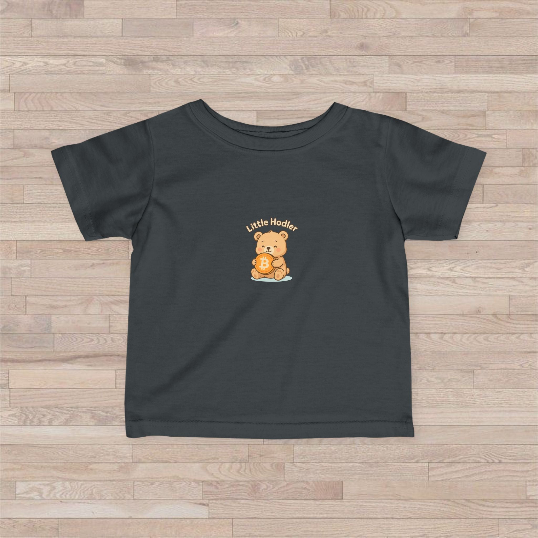 Little Hodler Bear Infant Tee | Cute Bitcoin Baby Shirt | Toddler T-Shirt