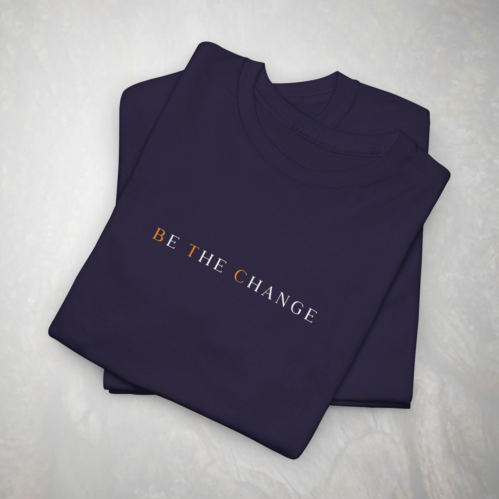 Bitcoin T-shirt | Be The Change (BTC) | Heavy Cotton Tee