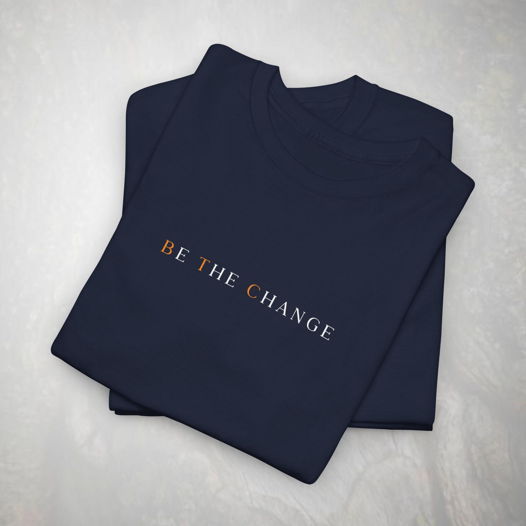 Bitcoin T-shirt | Be The Change (BTC) | Heavy Cotton Tee