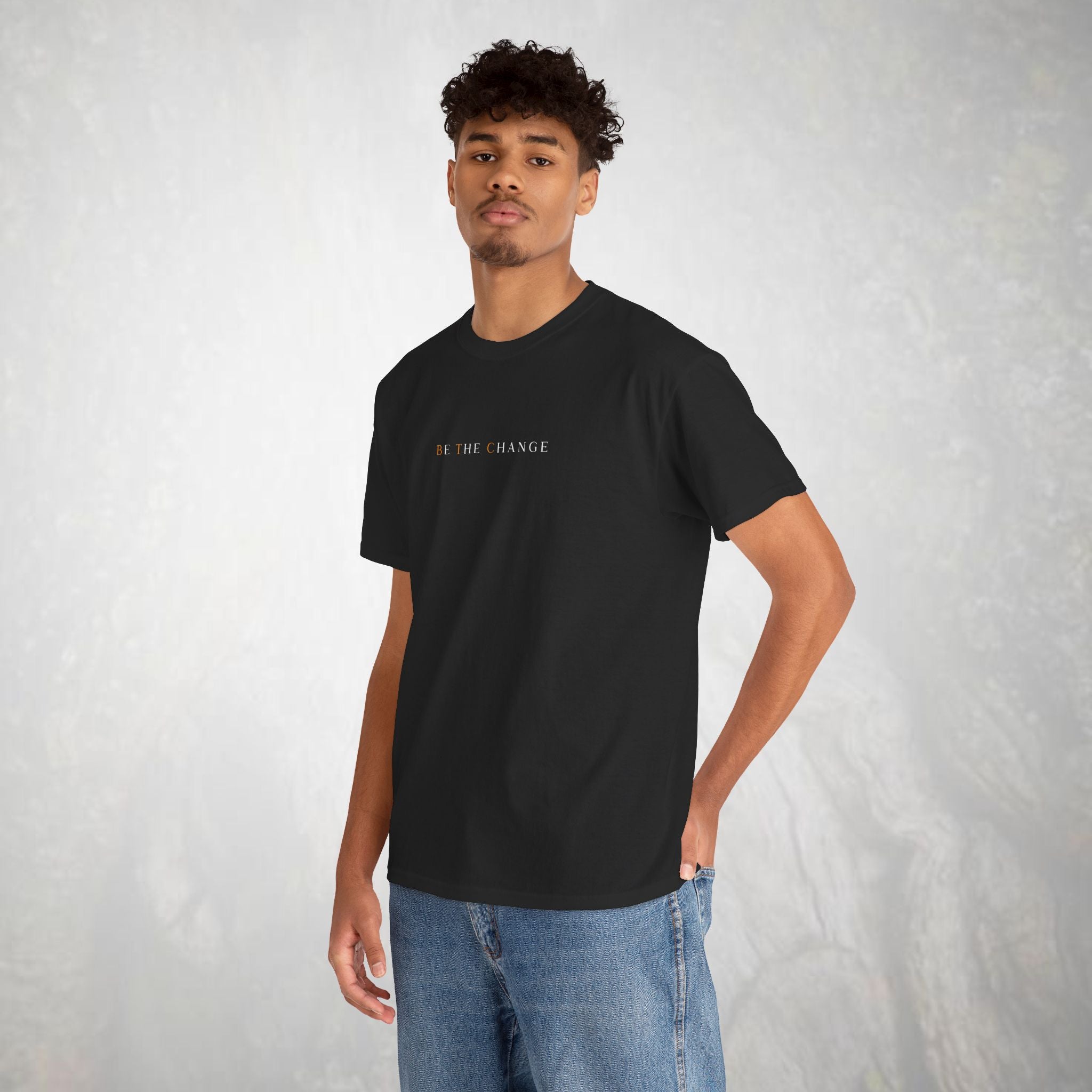Bitcoin T-shirt | Be The Change (BTC) | Heavy Cotton Tee