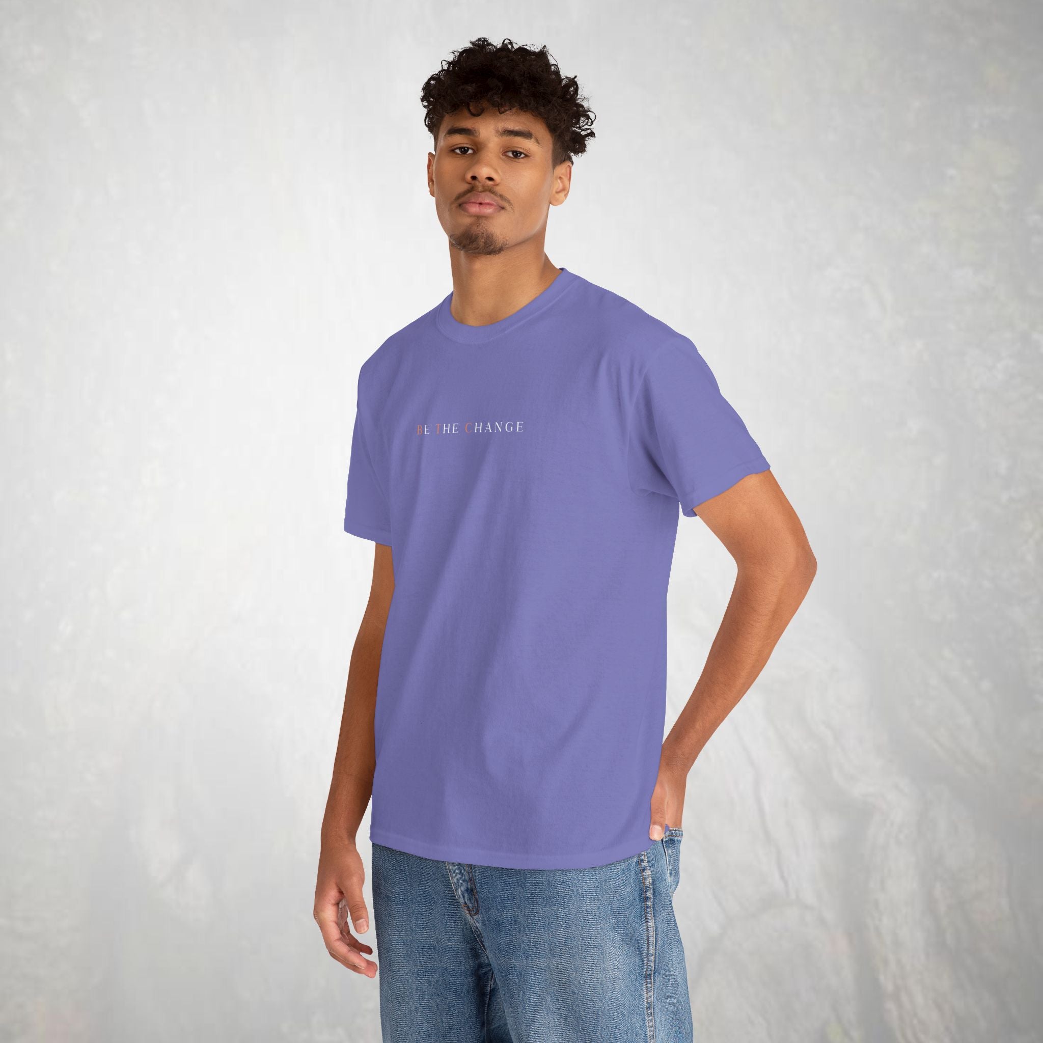 Bitcoin T-shirt | Be The Change (BTC) | Heavy Cotton Tee