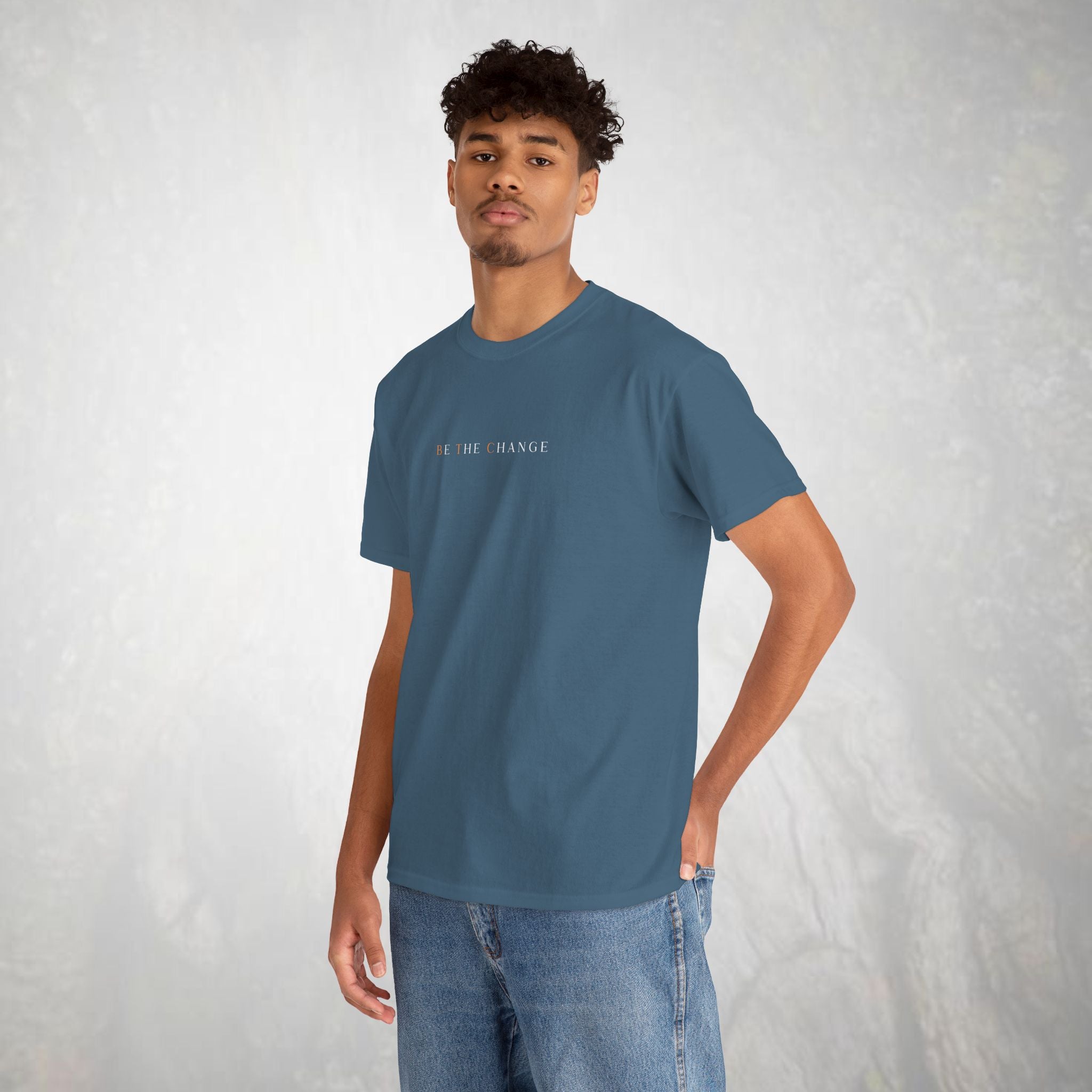 Bitcoin T-shirt | Be The Change (BTC) | Heavy Cotton Tee