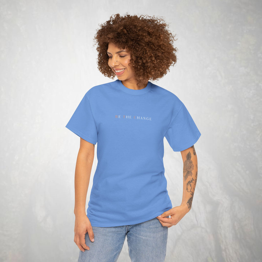 Bitcoin T-shirt | Be The Change (BTC) | Heavy Cotton Tee
