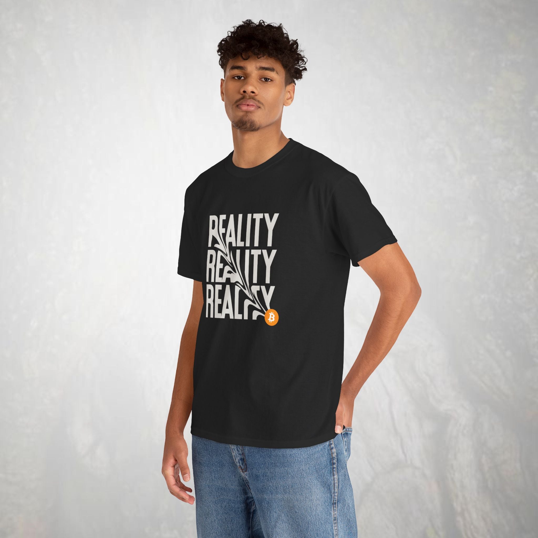 Bitcoin T-shirt, Bitcoin Warping Reality Tee, Cryptocurrency Shirt