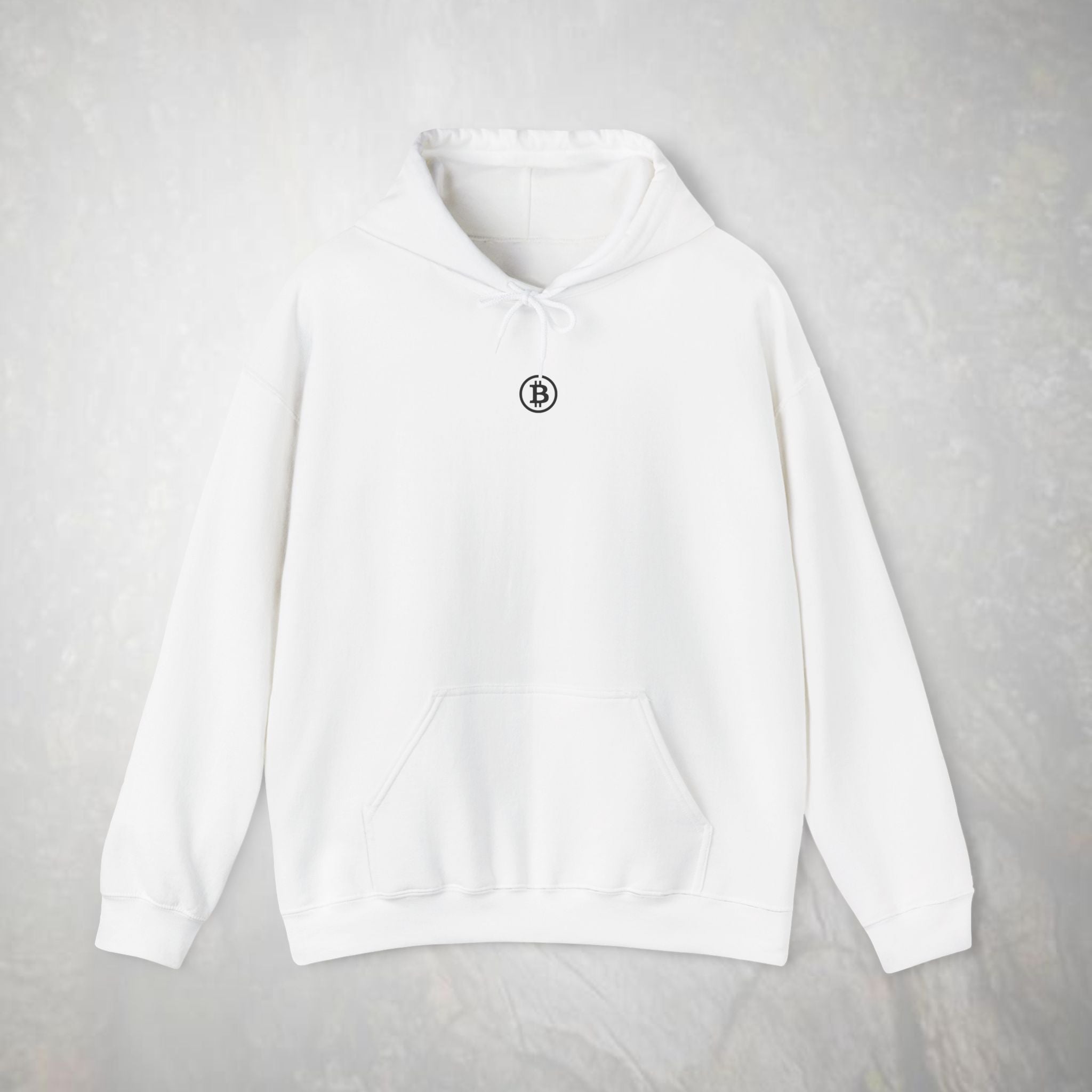 Bitcoin Hoodie | Bitcoin Logo Center Chest | Crytpo Sweatshirt