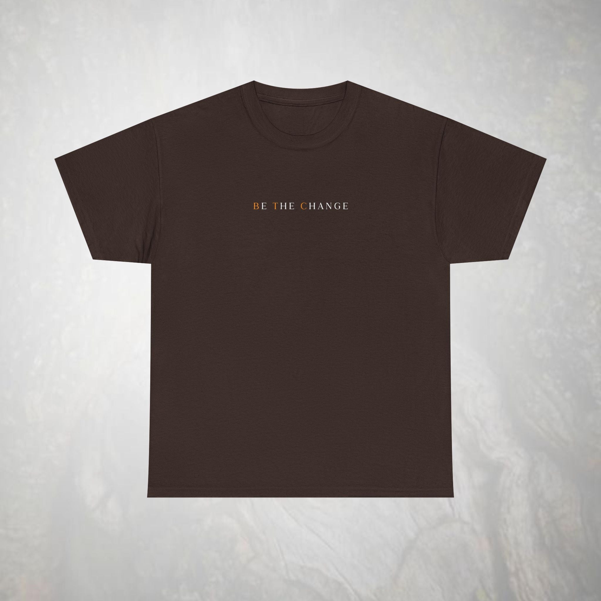 Bitcoin T-shirt | Be The Change (BTC) | Heavy Cotton Tee