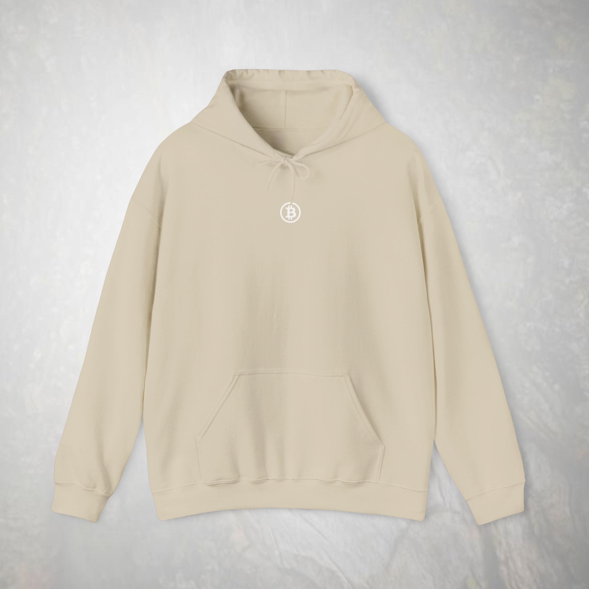 Bitcoin Hoodie | Bitcoin Logo Center Chest | Crytpo Sweatshirt