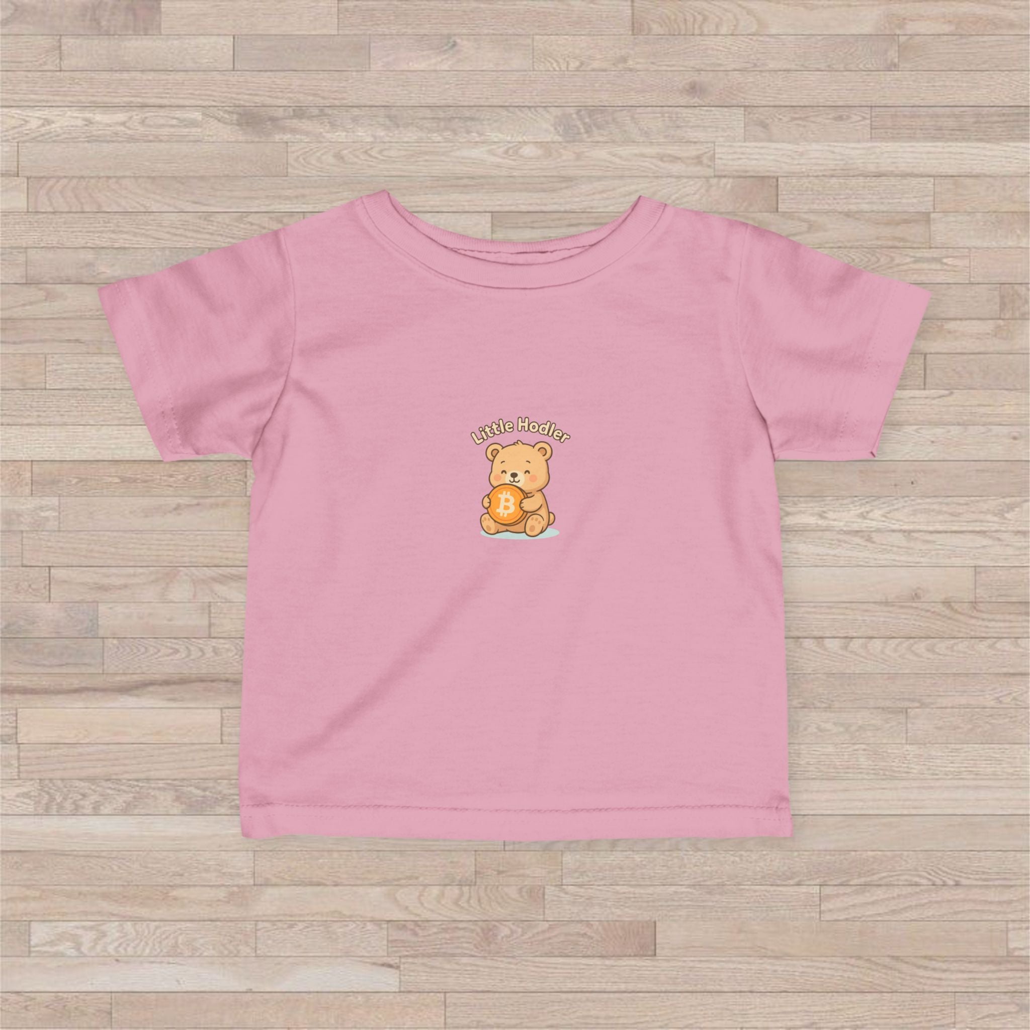 Little Hodler Bear Infant Tee | Cute Bitcoin Baby Shirt | Toddler T-Shirt