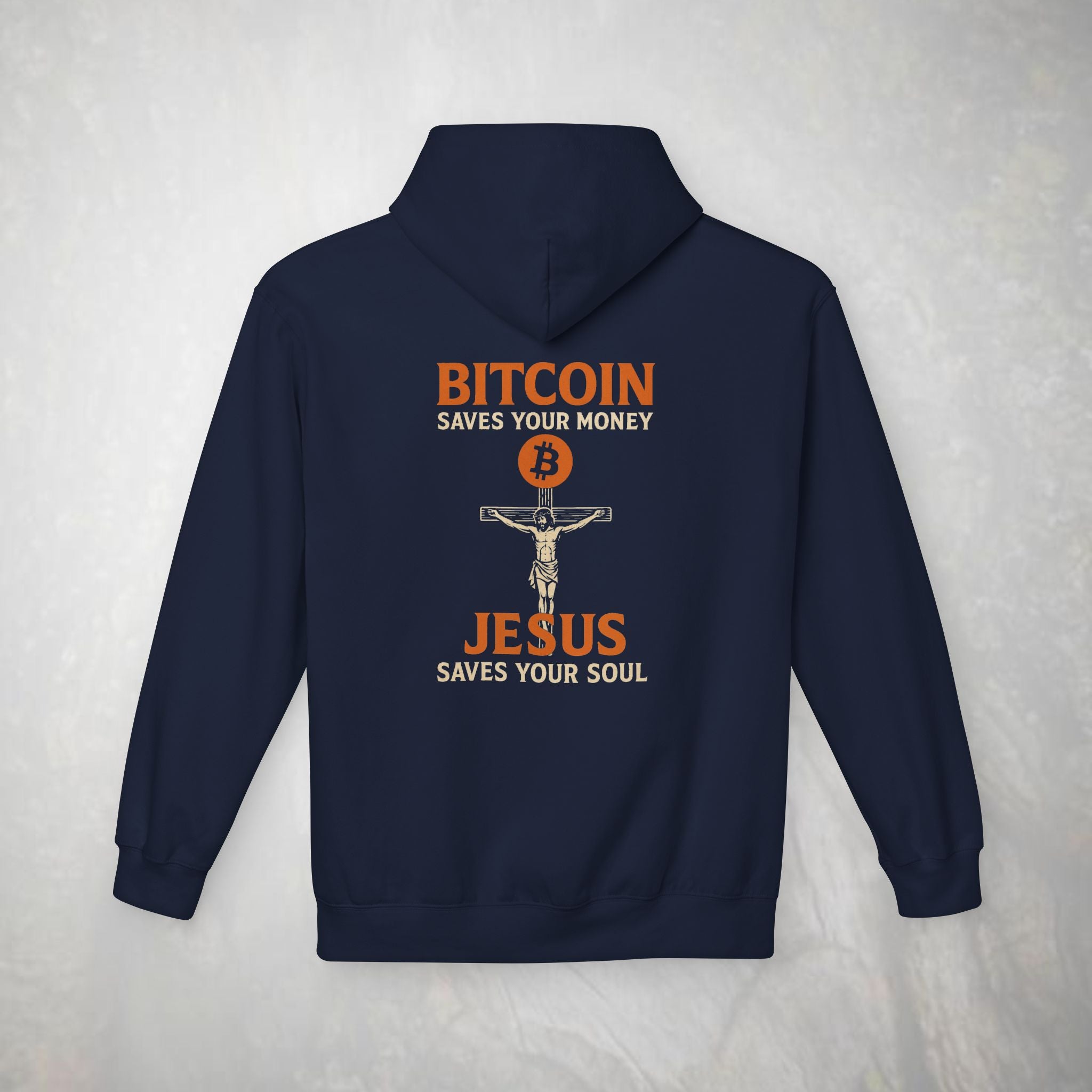 Bitcoin Saves Your Money Jesus Saves Your Soul Hoodie