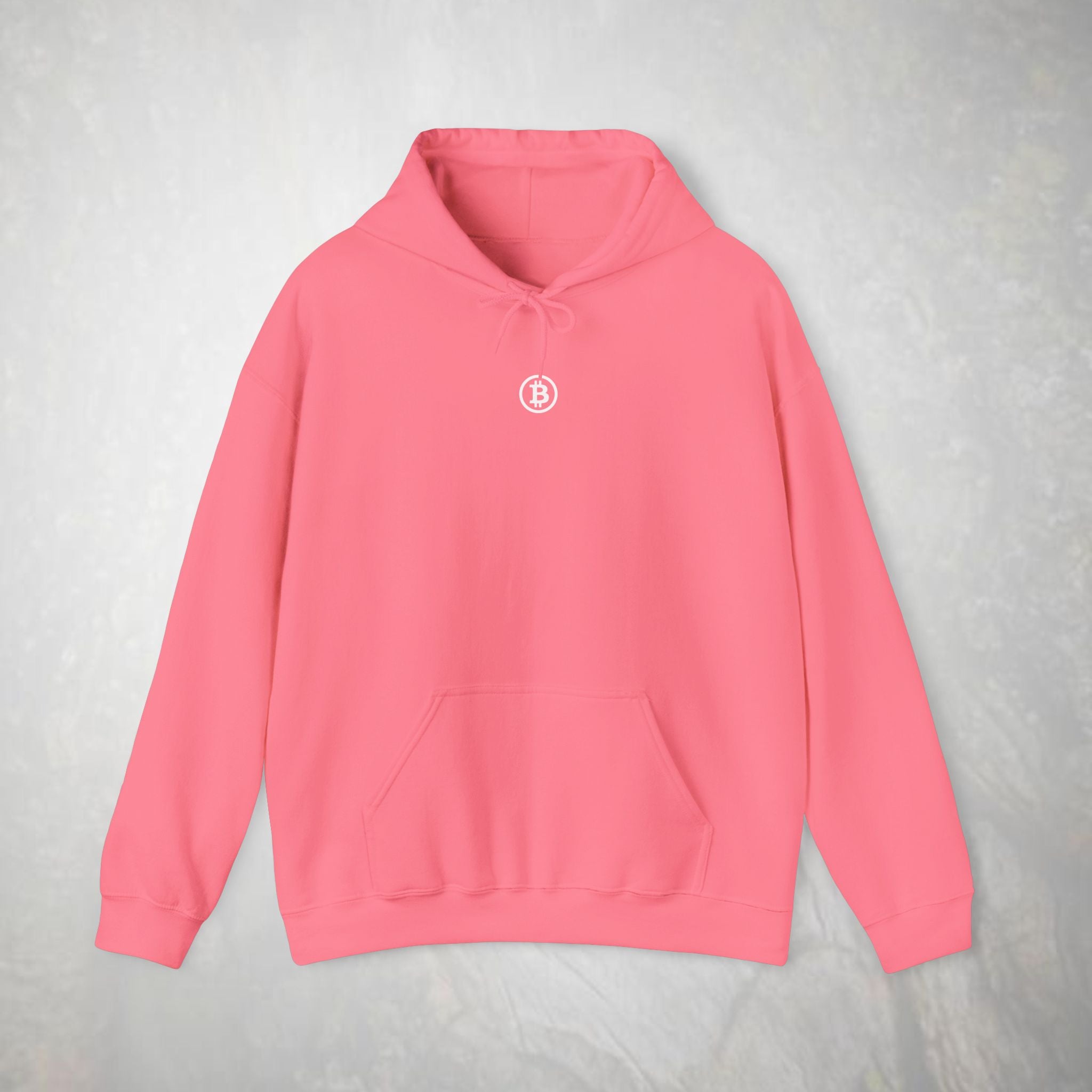 Bitcoin Hoodie | Bitcoin Logo Center Chest | Crytpo Sweatshirt