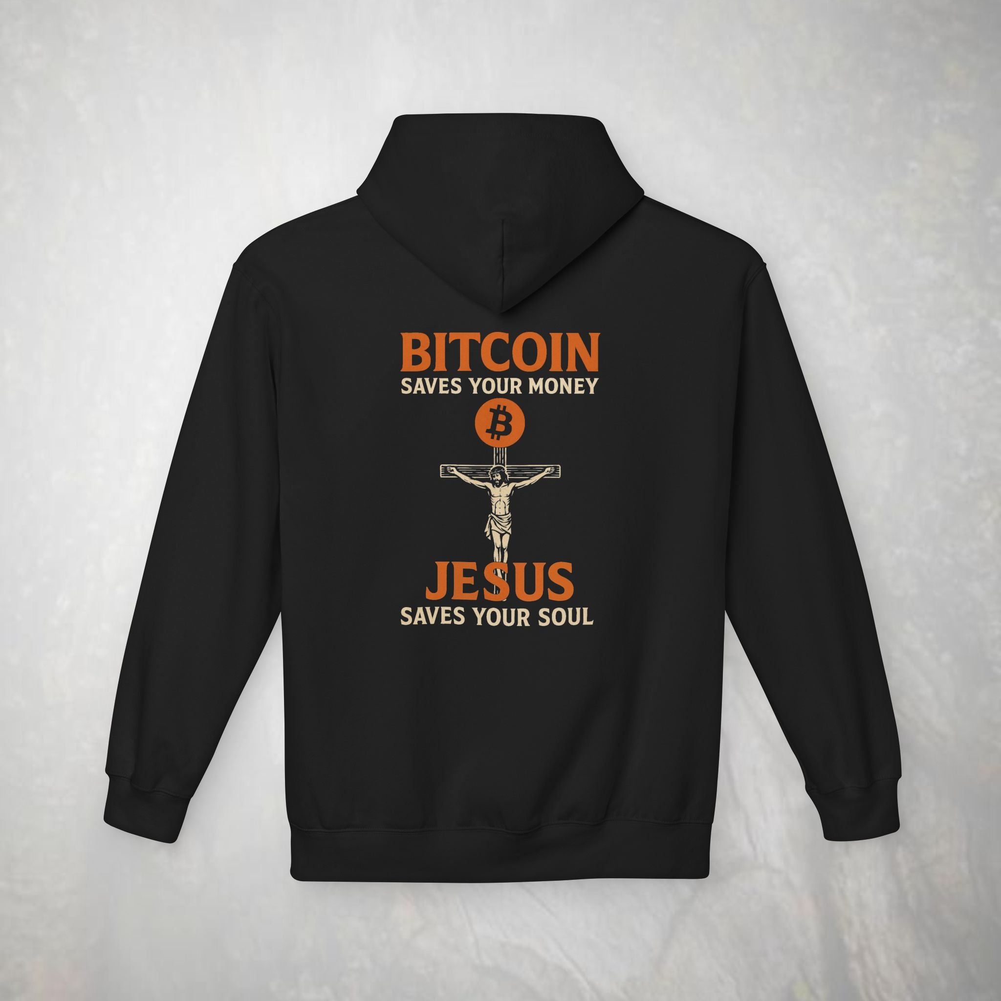 Bitcoin Saves Your Money Jesus Saves Your Soul Hoodie