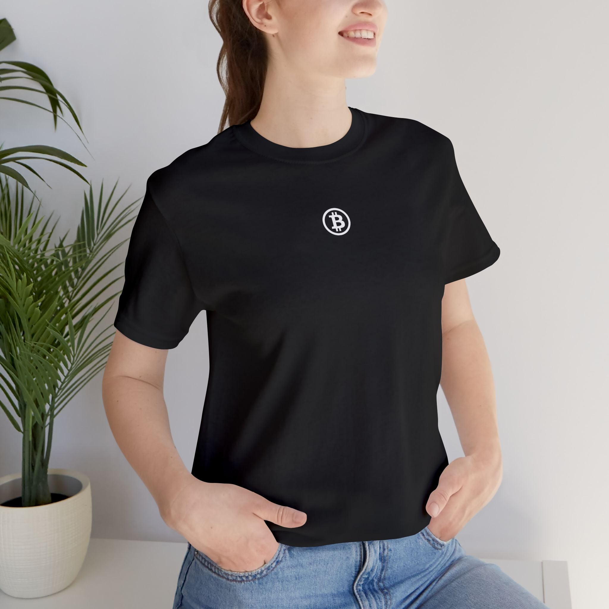 Bitcoin Logo T-Shirt, Cryptocurrency Tee, Unisex Crypto Currency Shirt, Bitcoin Merch, Blockchain Apparel