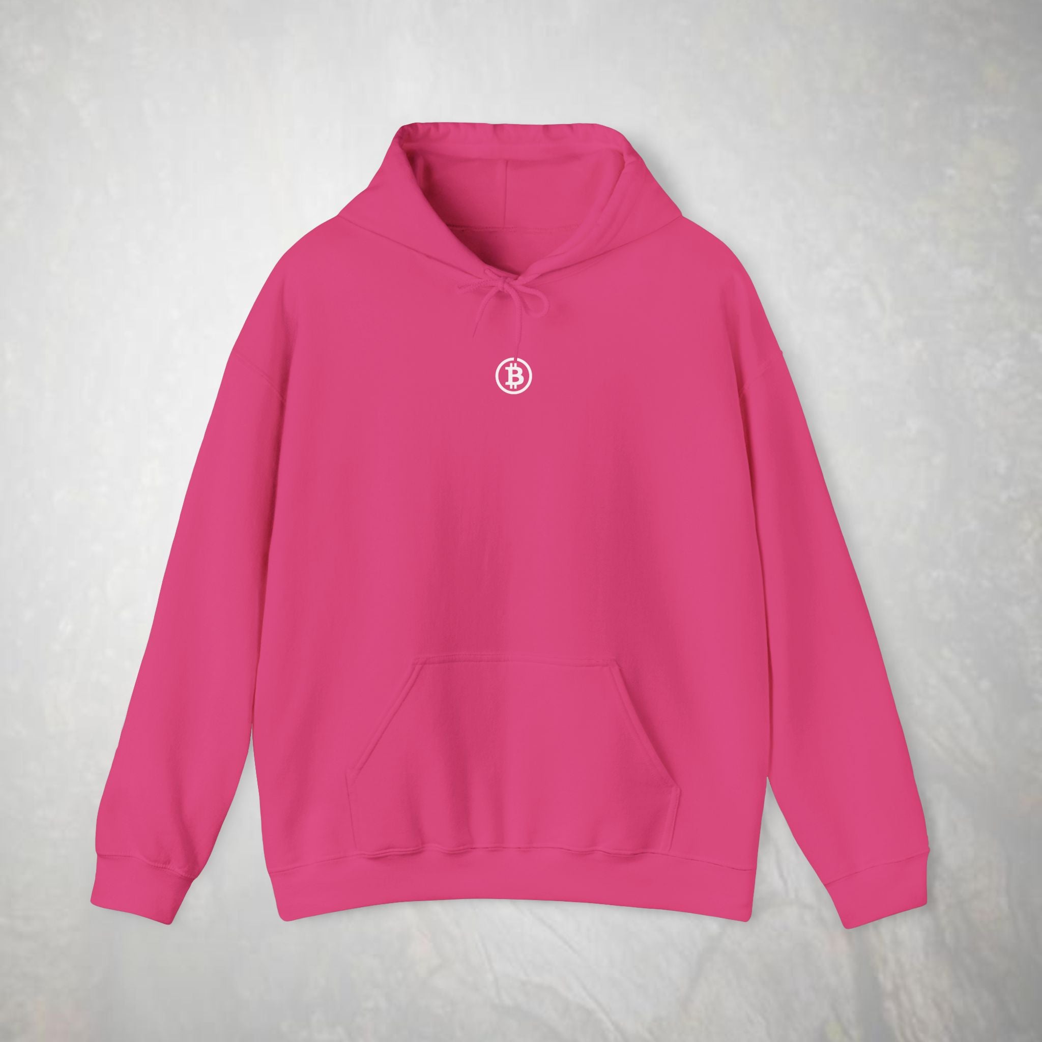 Bitcoin Hoodie | Bitcoin Logo Center Chest | Crytpo Sweatshirt