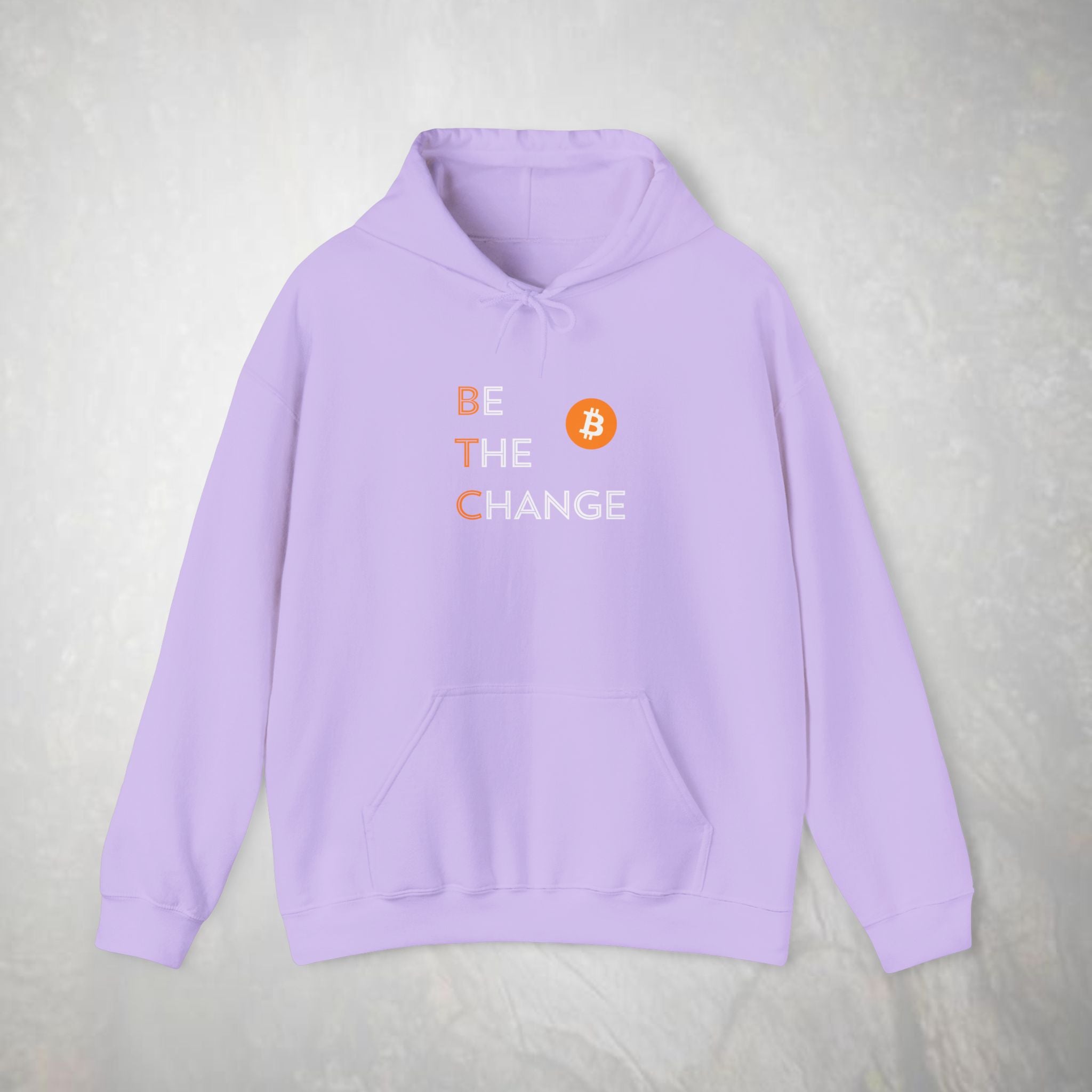 Be The Change Bitcoin Hoodie | BTC Cryptocurrency Sweatshirt