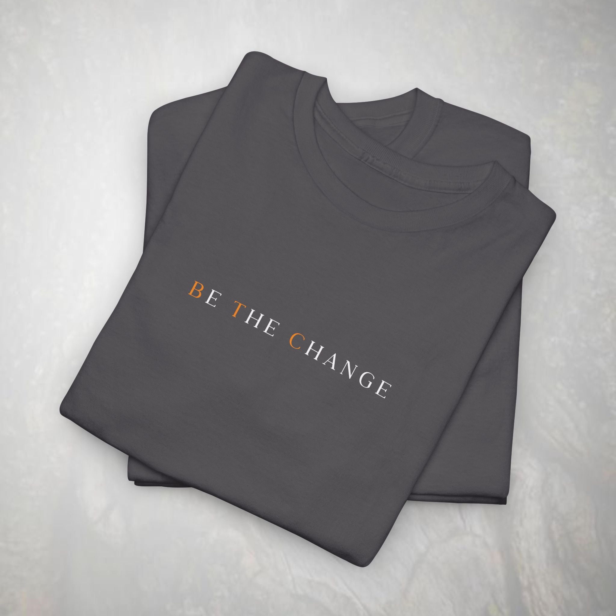 Bitcoin T-shirt | Be The Change (BTC) | Heavy Cotton Tee