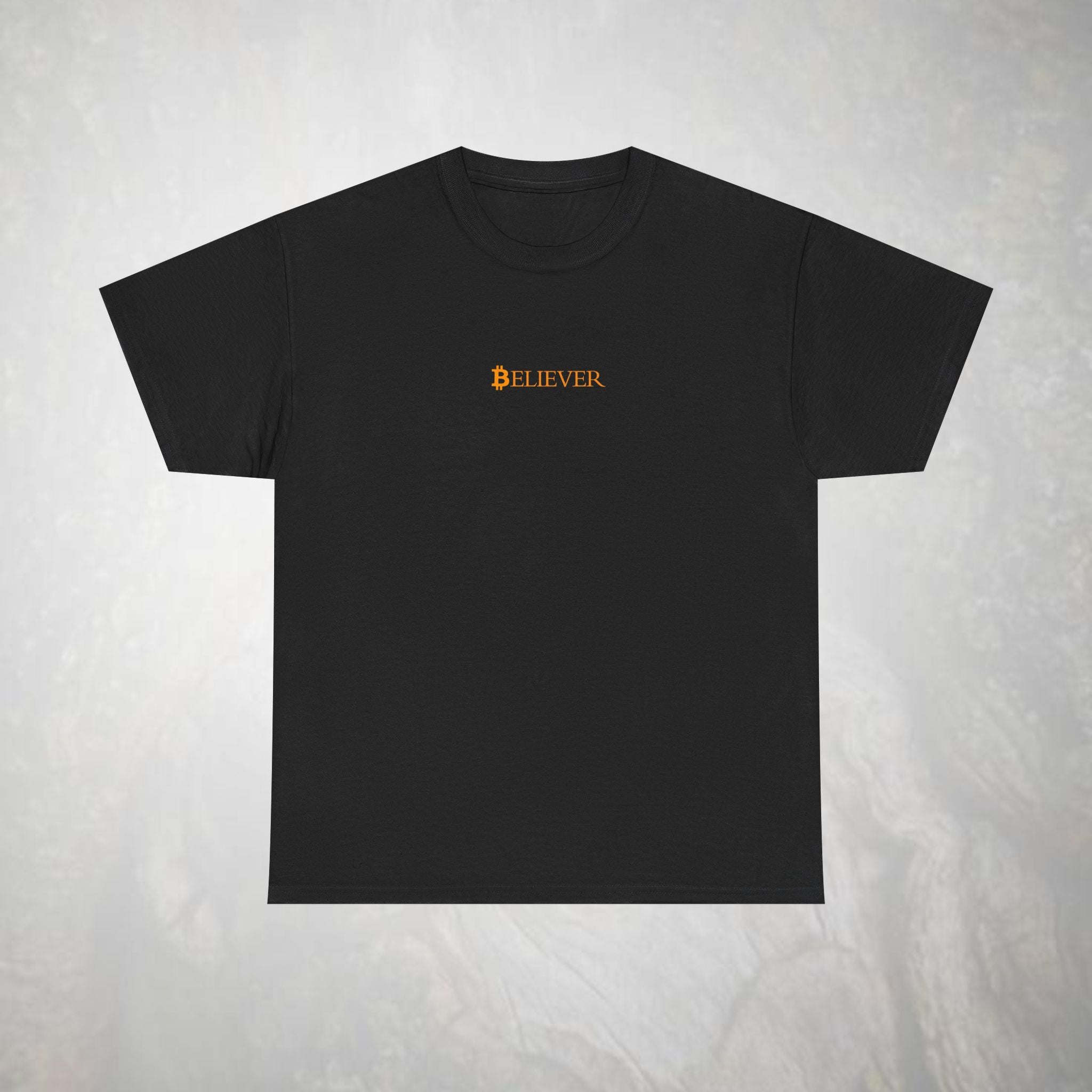Believer Bitcoin Minimalistic Bitcoin Tee | Cryptocurrency Shirt