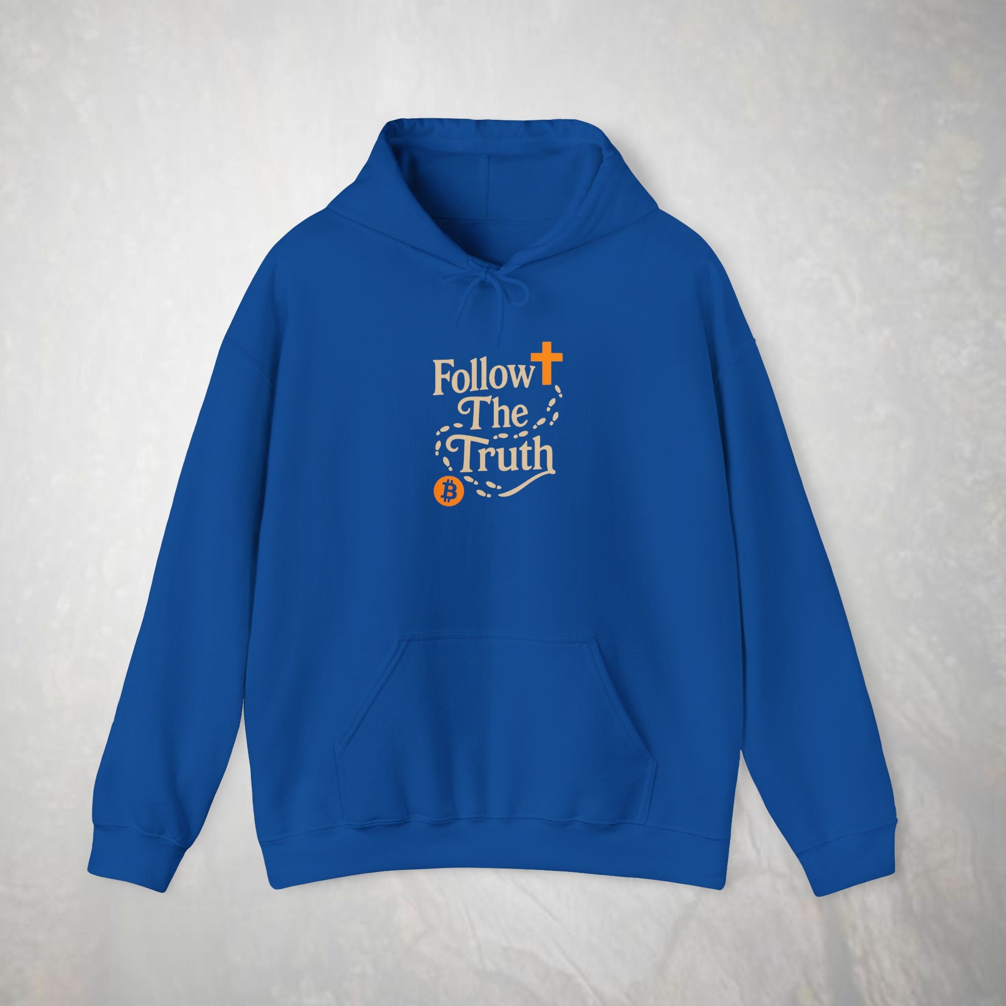 Follow The Truth Bitcoin and Jesus Hoodie | Crypto Faith Design