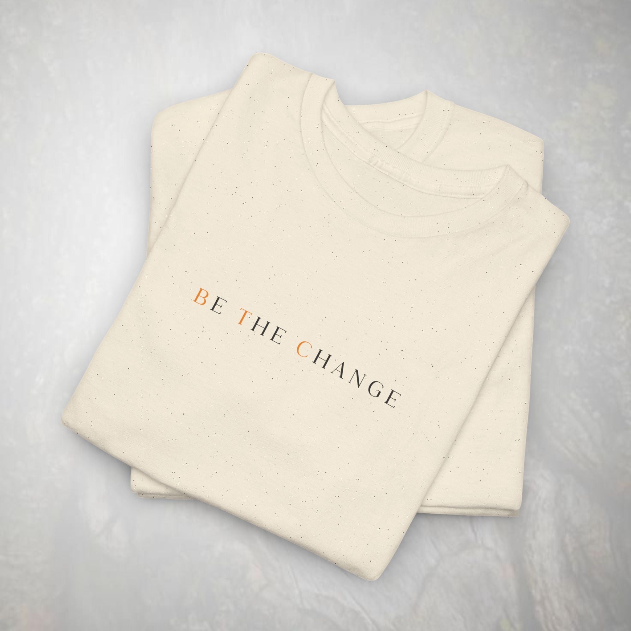 Bitcoin T-shirt | Be The Change (BTC) | Heavy Cotton Tee