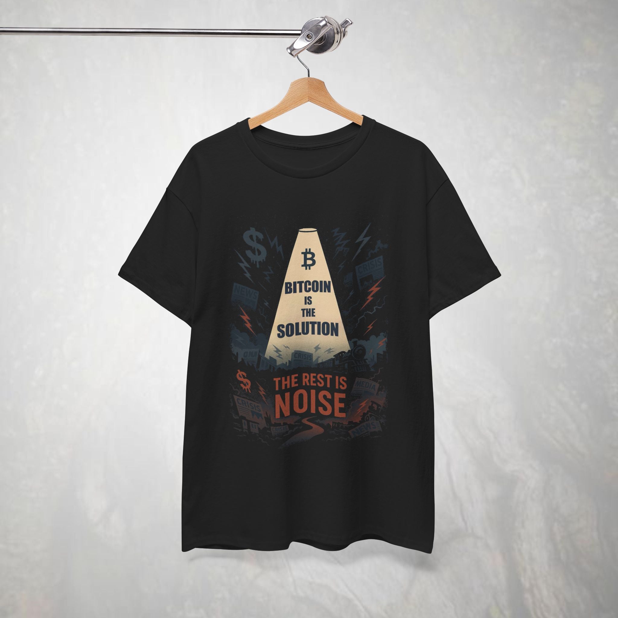 Bitcoin Is The Solution Tee | BTC T-Shirt