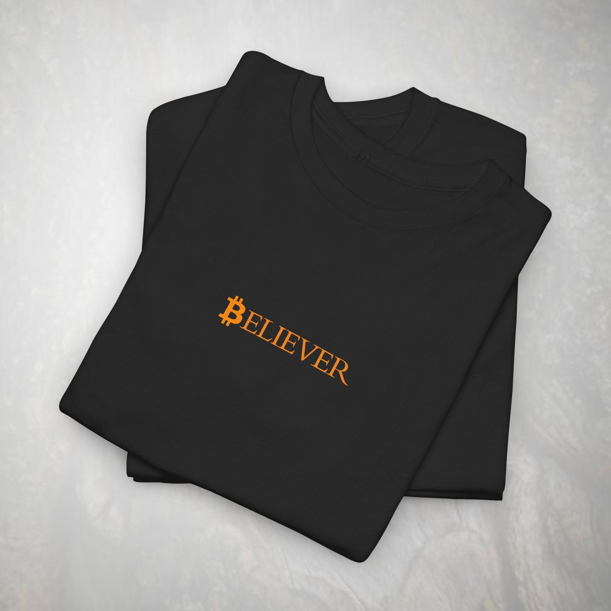 Believer Bitcoin Minimalistic Bitcoin Tee | Cryptocurrency Shirt