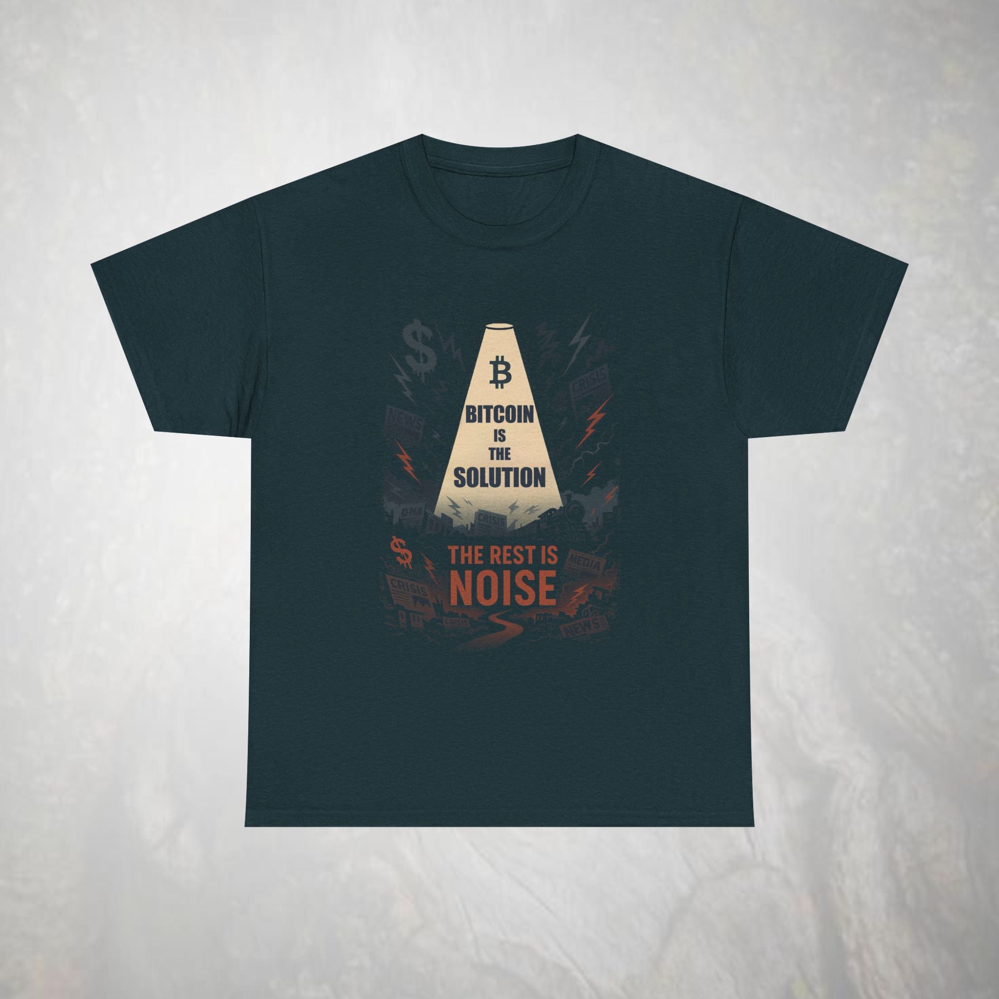 Bitcoin Is The Solution Tee | BTC T-Shirt