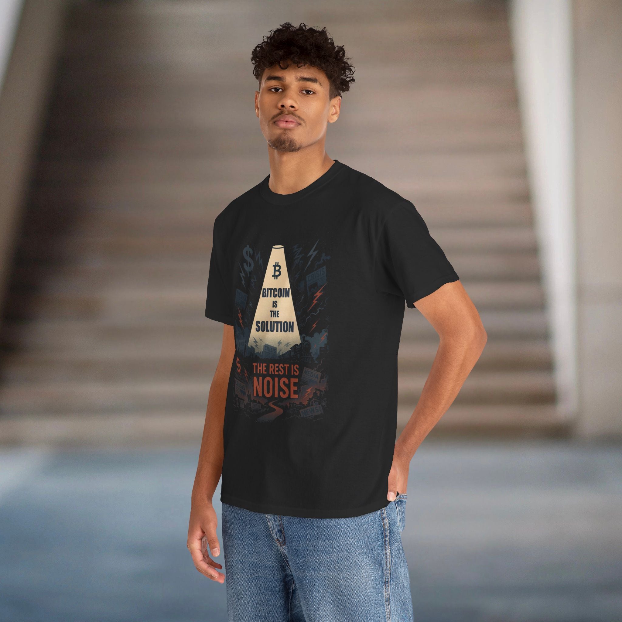 Bitcoin Is The Solution Tee | BTC T-Shirt