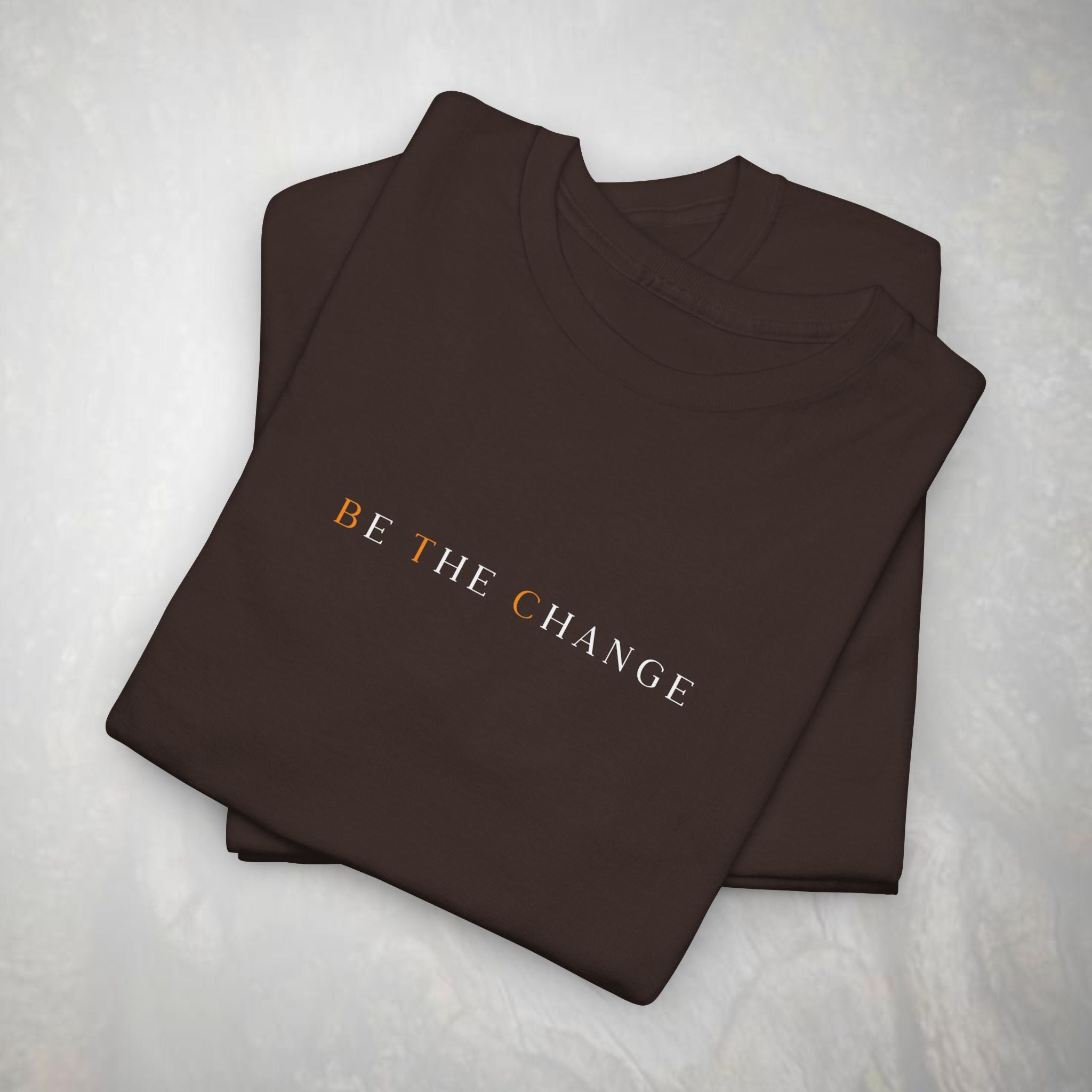 Bitcoin T-shirt | Be The Change (BTC) | Heavy Cotton Tee