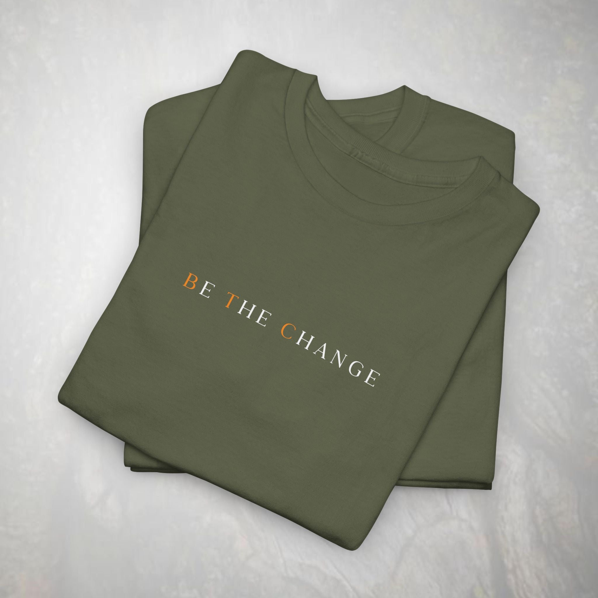 Bitcoin T-shirt | Be The Change (BTC) | Heavy Cotton Tee