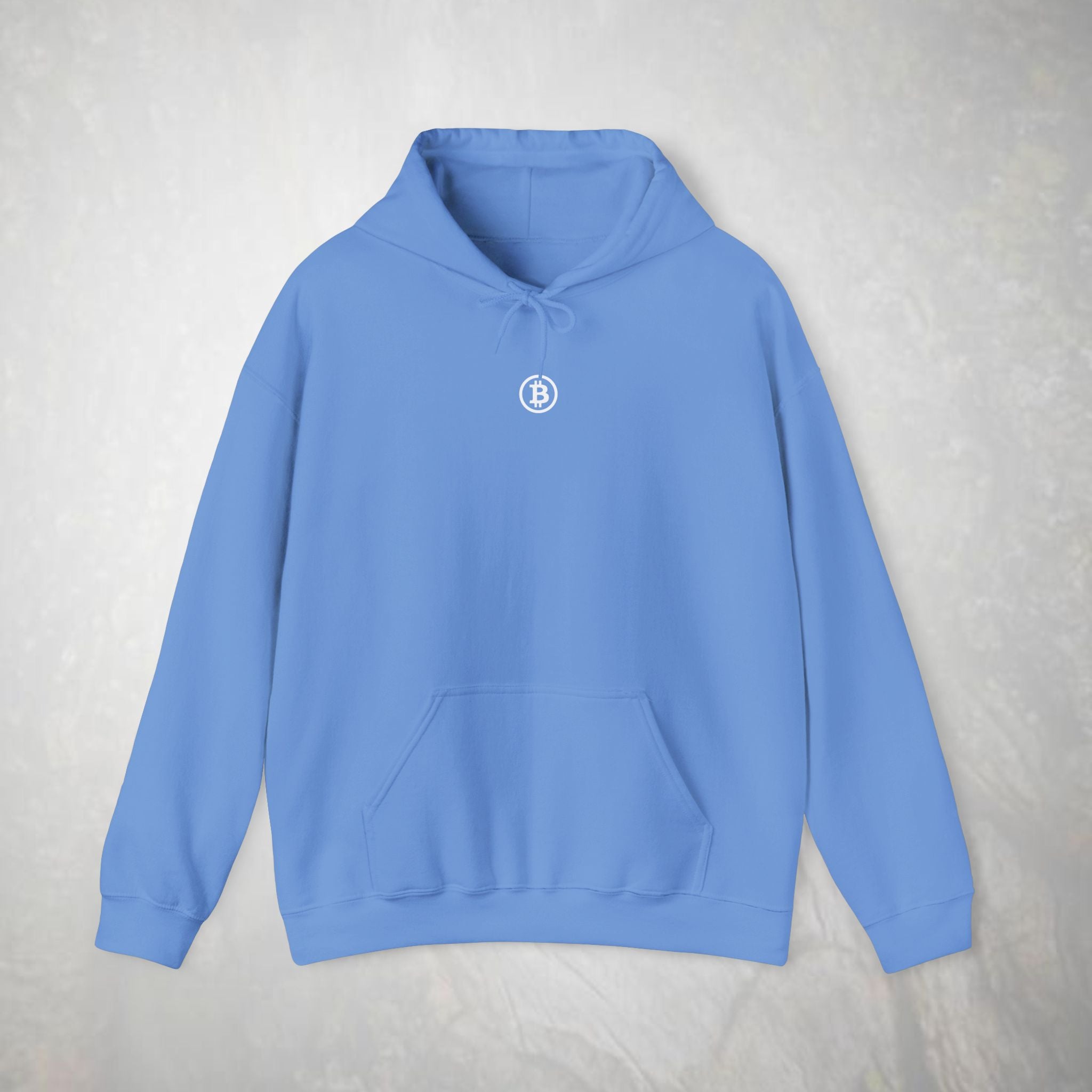 Bitcoin Hoodie | Bitcoin Logo Center Chest | Crytpo Sweatshirt