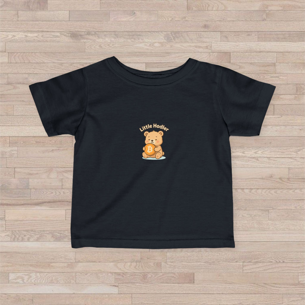 Little Hodler Bear Infant Tee | Cute Bitcoin Baby Shirt | Toddler T-Shirt