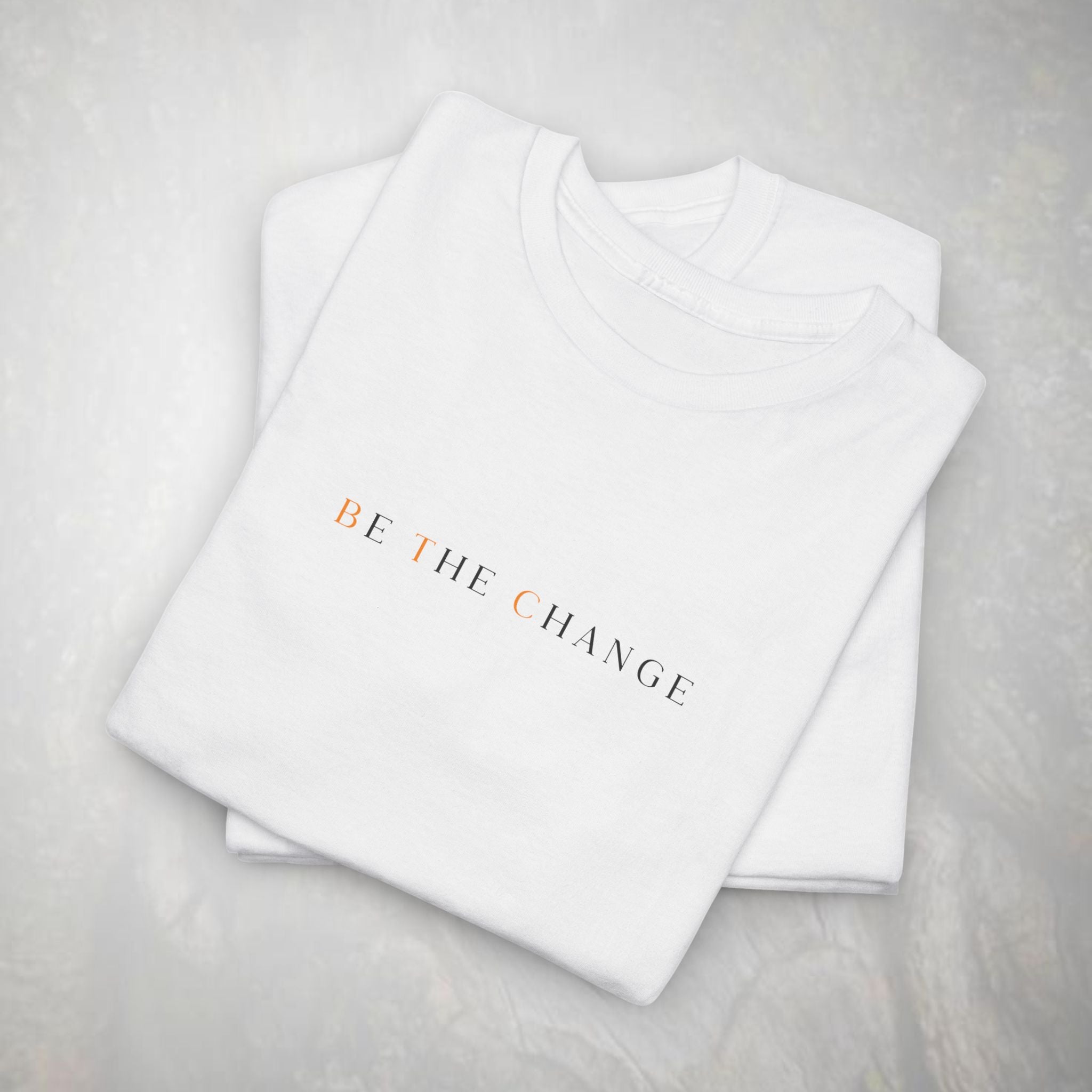 Bitcoin T-shirt | Be The Change (BTC) | Heavy Cotton Tee