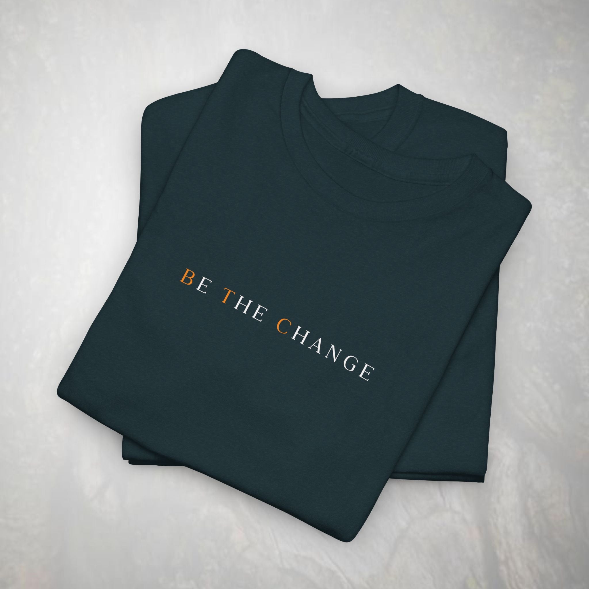 Bitcoin T-shirt | Be The Change (BTC) | Heavy Cotton Tee