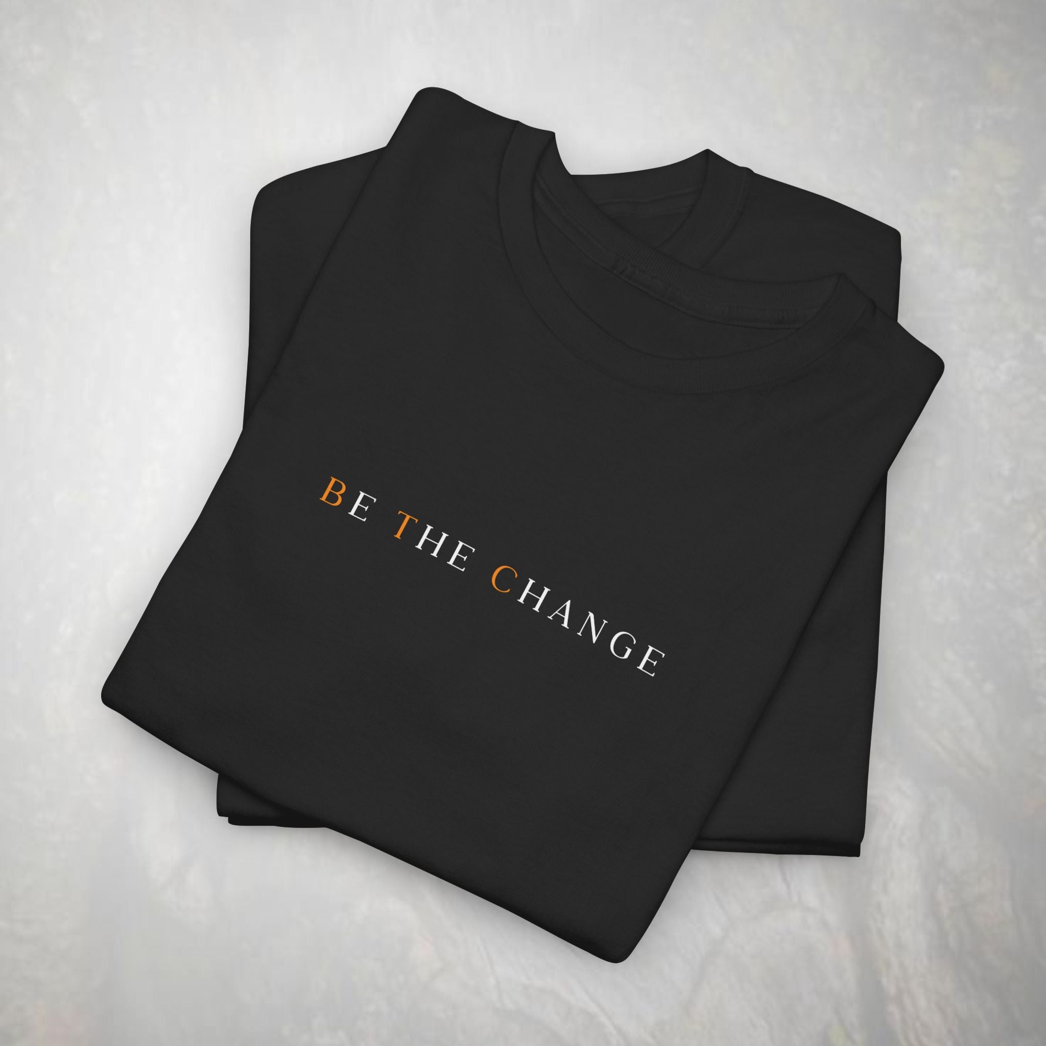 Bitcoin T-shirt | Be The Change (BTC) | Heavy Cotton Tee