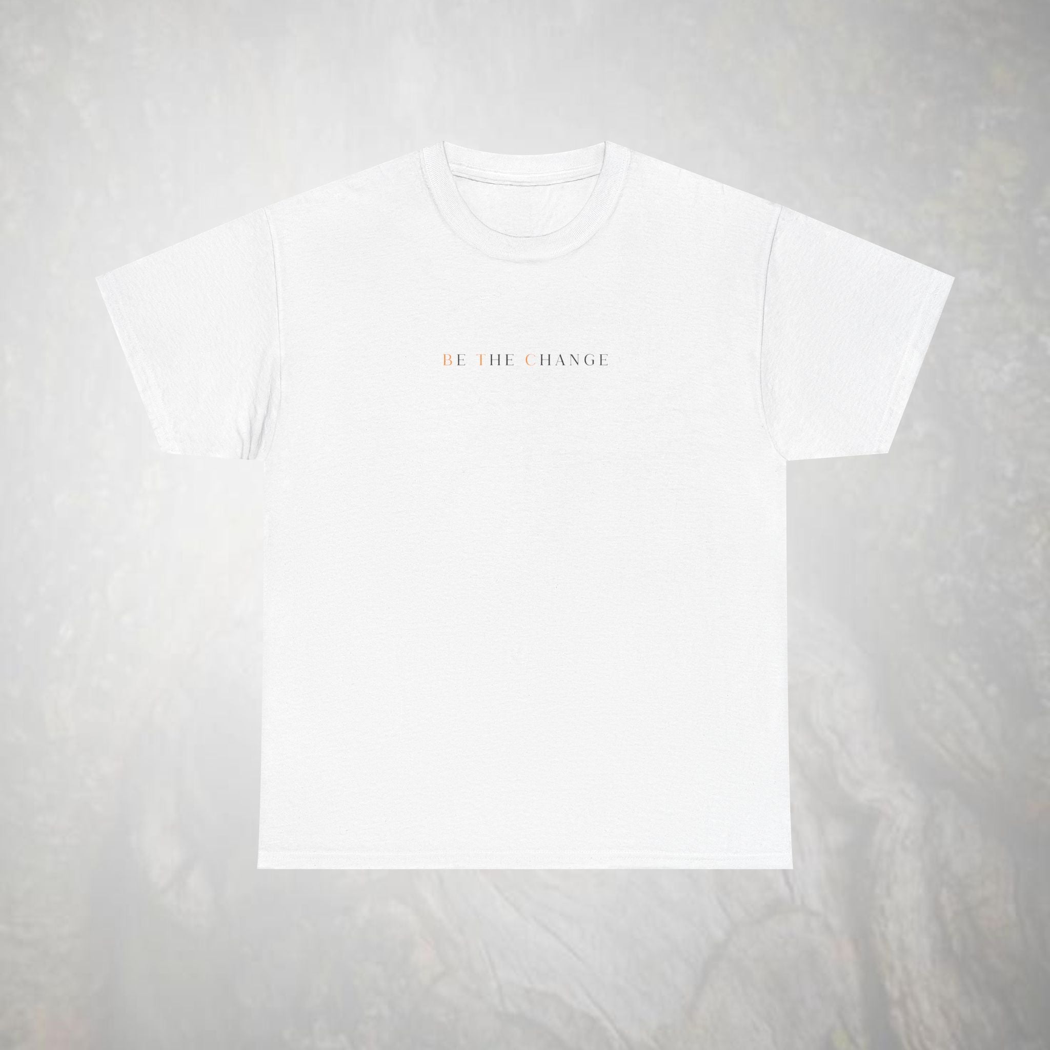 Bitcoin T-shirt | Be The Change (BTC) | Heavy Cotton Tee