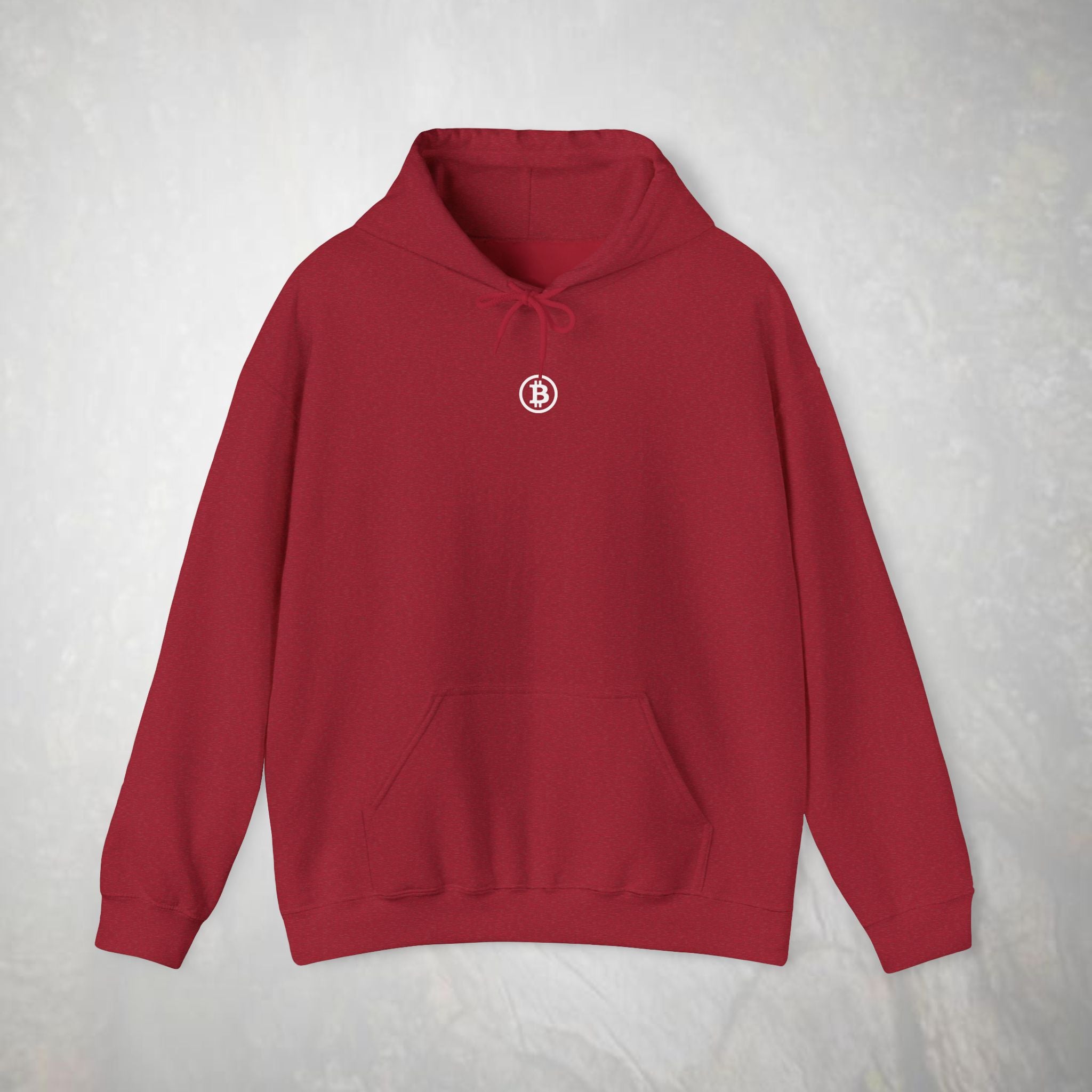 Bitcoin Hoodie | Bitcoin Logo Center Chest | Crytpo Sweatshirt