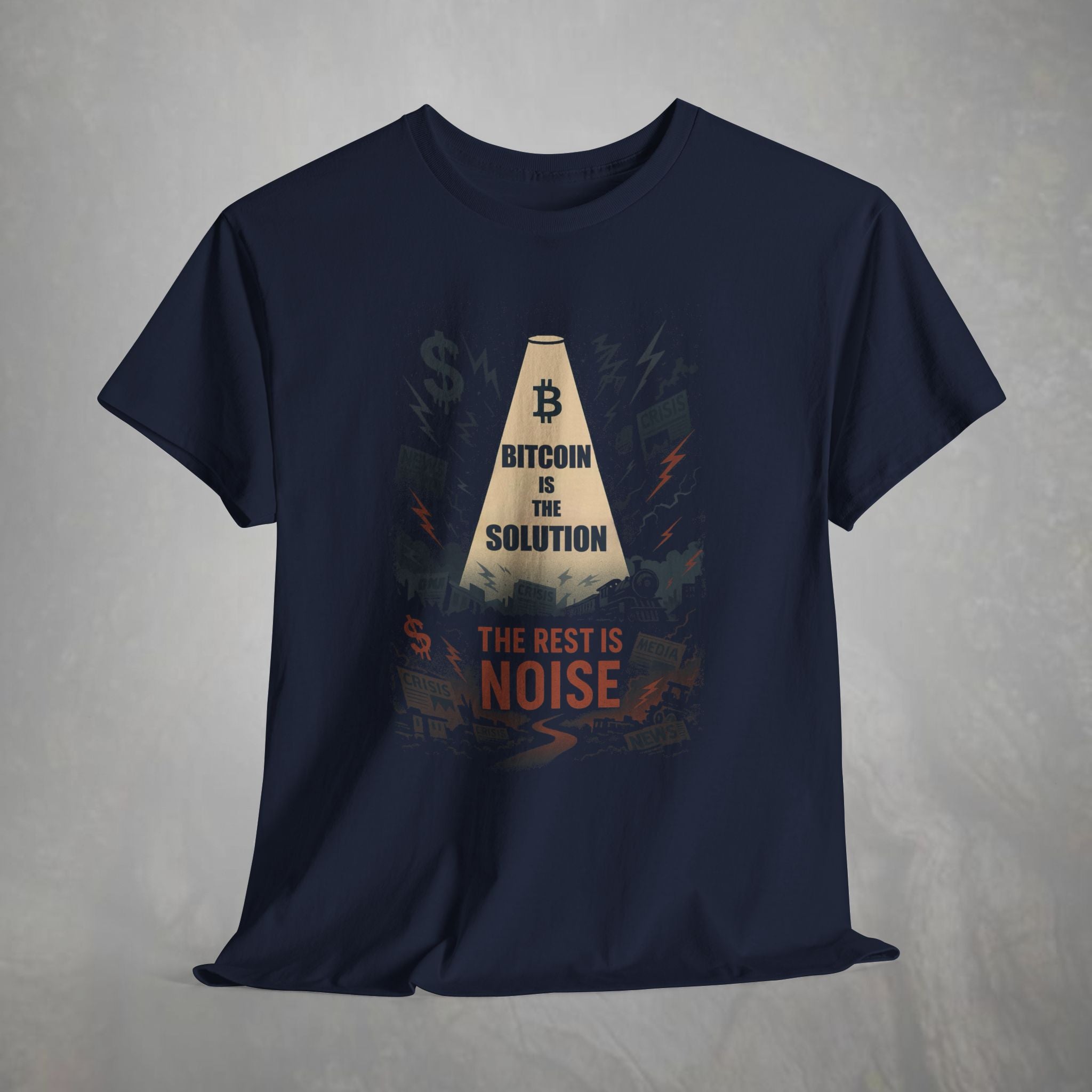 Bitcoin Is The Solution Tee | BTC T-Shirt